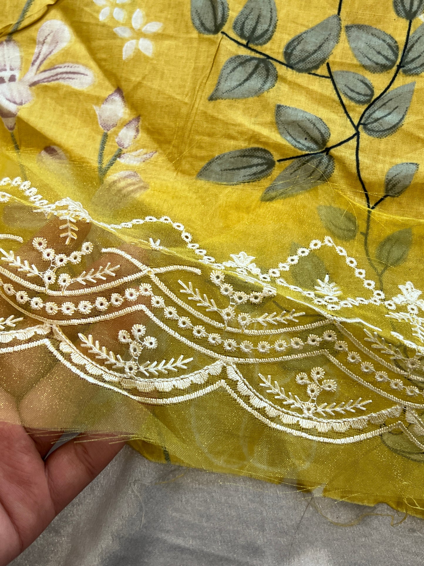 FLORA COTTON EMBROIDERY SUIT 2