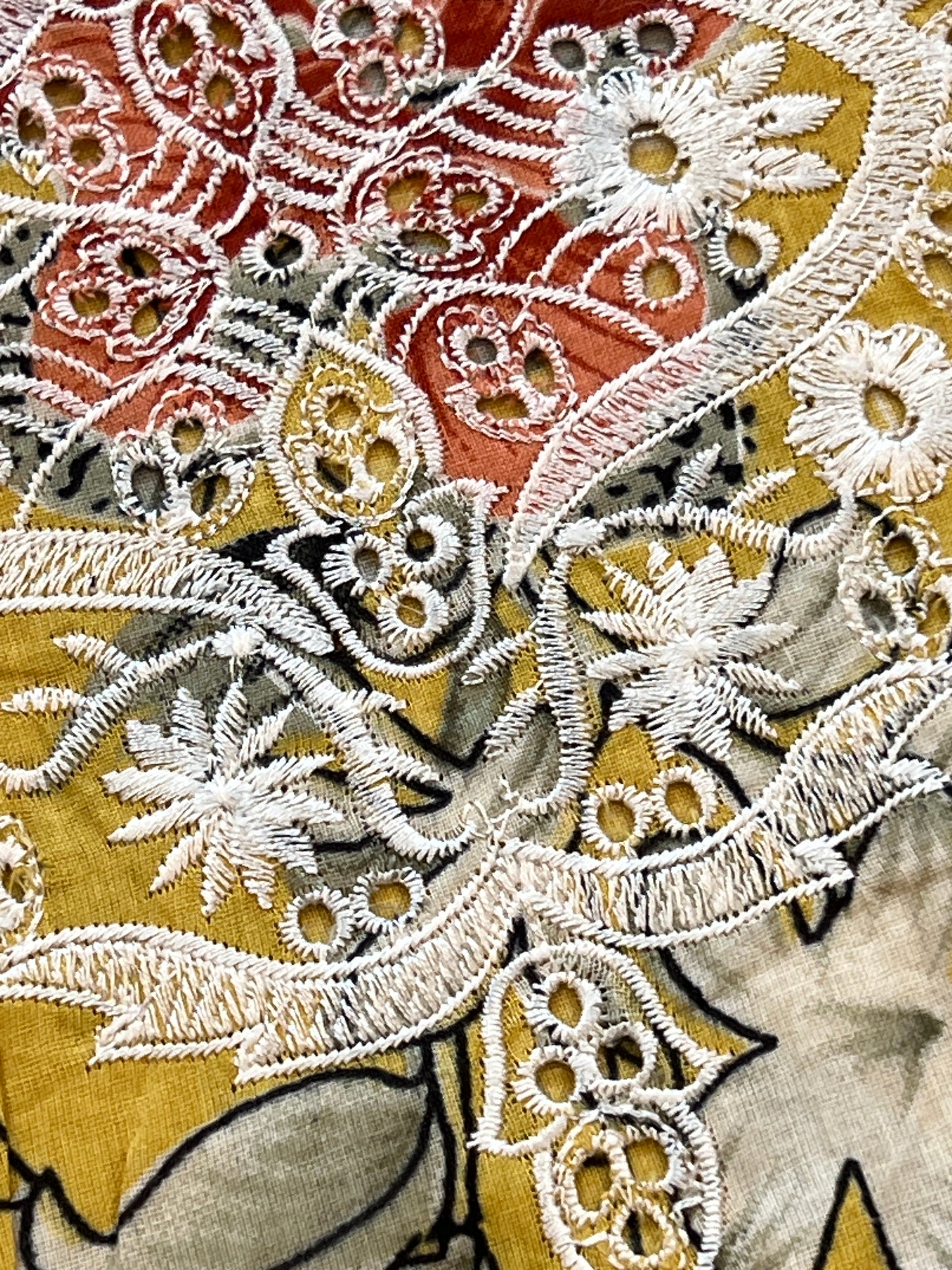 FLORA COTTON EMBROIDERY SUIT 2