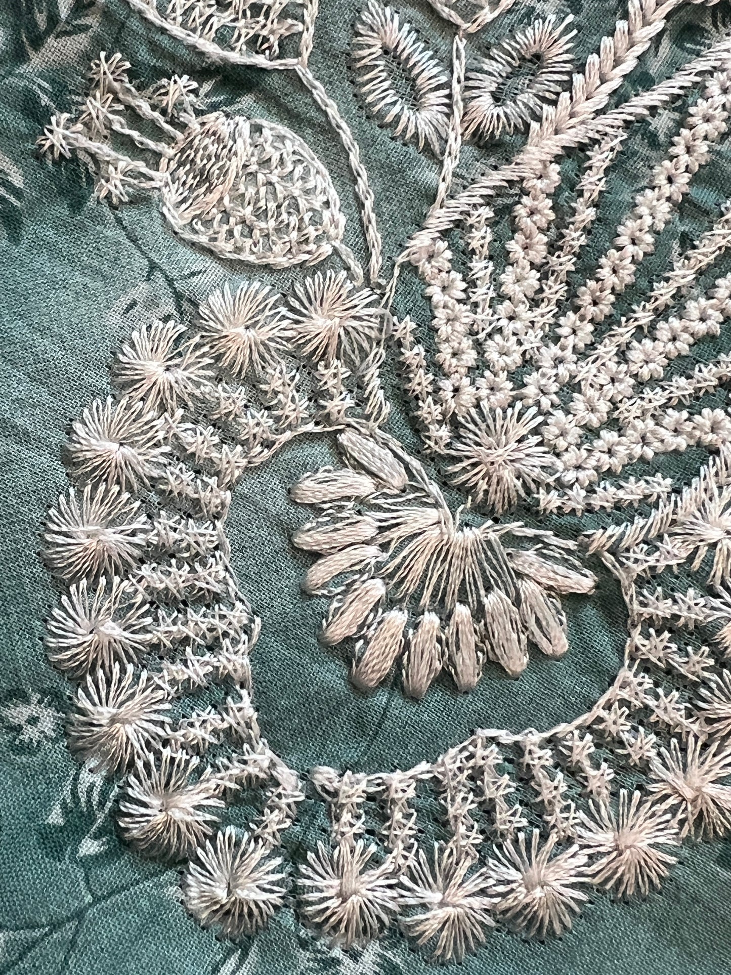 OMBRE CHIKANKARI PATCH SUIT 5
