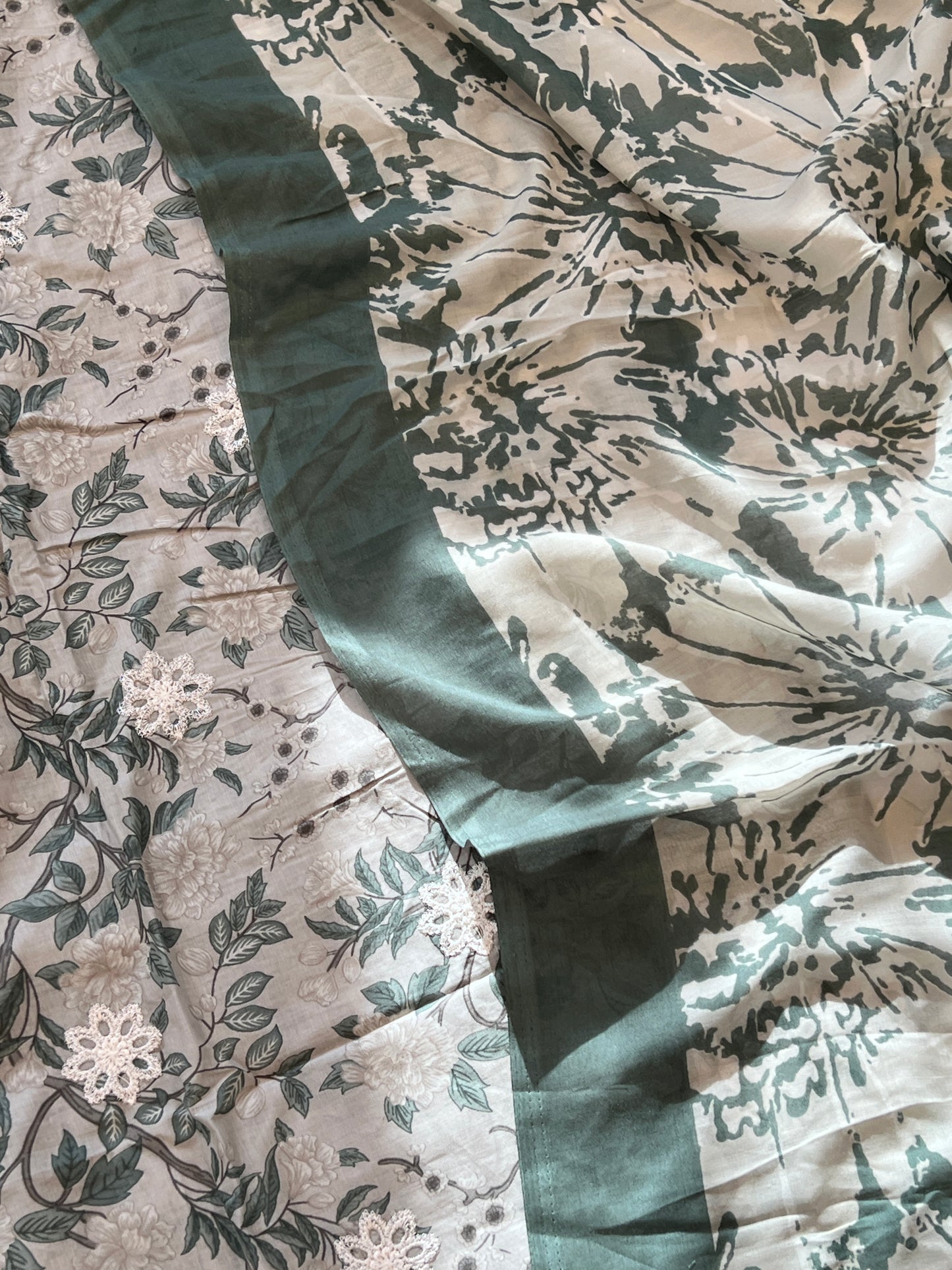 OMBRE CHIKANKARI PATCH SUIT 5