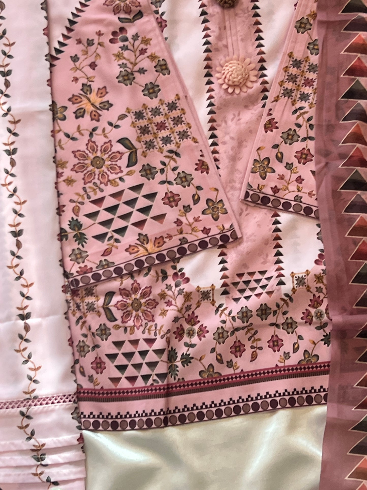 PEACH KOREAN CO-ORD SET 1