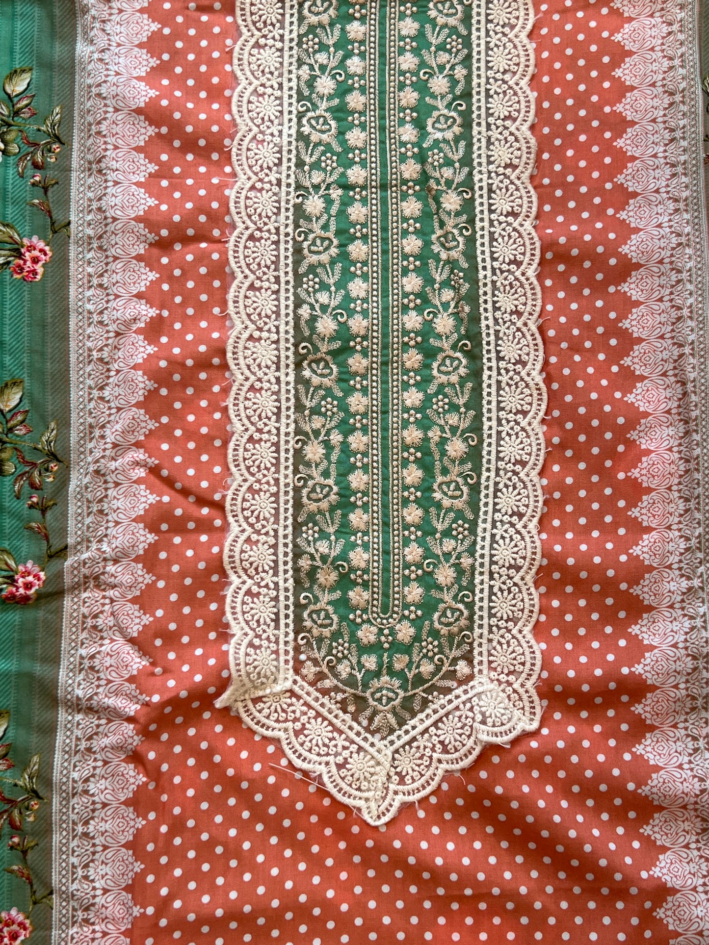 MUGHAL LAWN COTTON EMBROIDERY SUIT 4