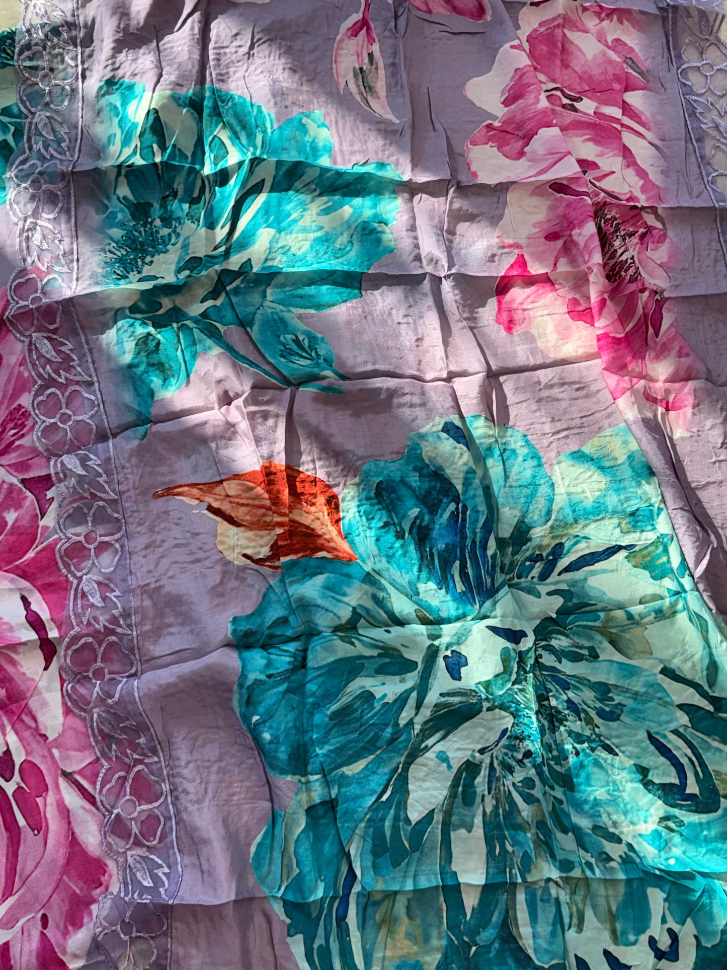 SHAHEEN PURE MUSLIN SUIT 8 Q