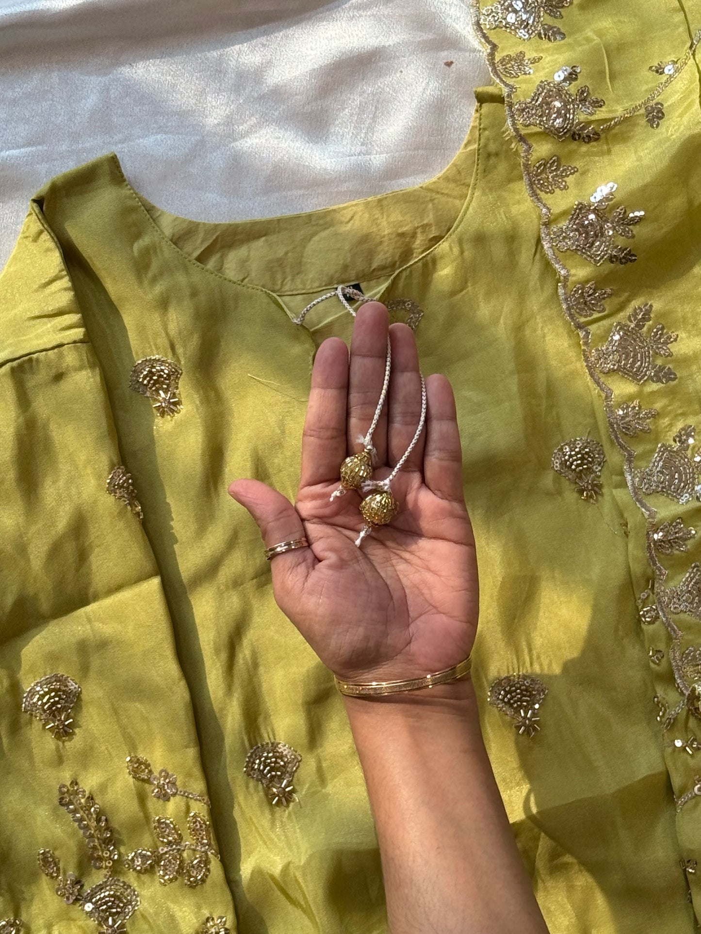 SILK READYMADE CO-ORD SET 5627