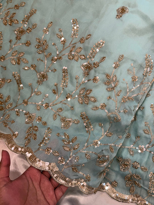 SILK READYMADE CO-ORD SET 5627