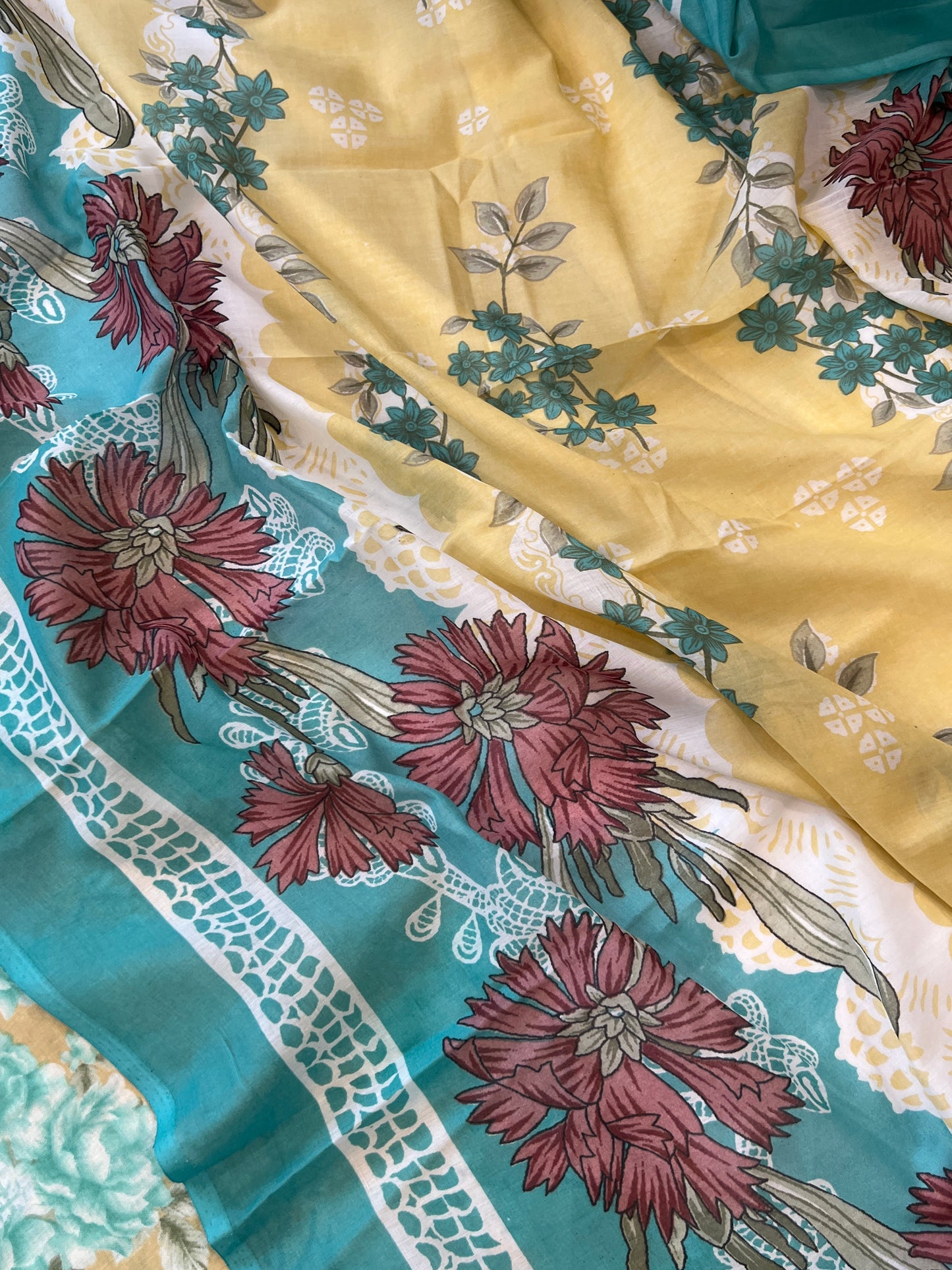 JADE COTTON EMBROIDERY PATCH SUIT 5