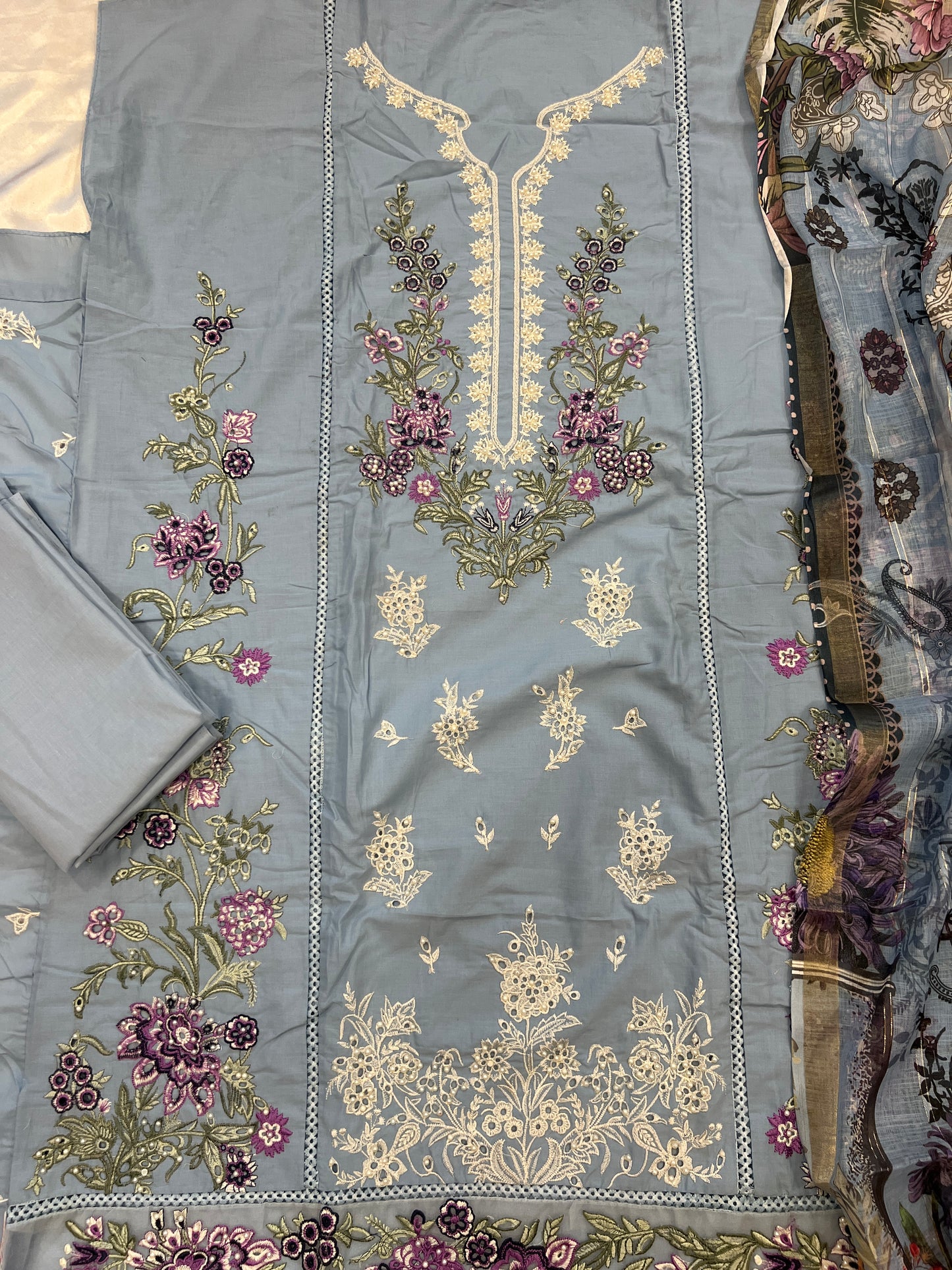 HANIA PURE COTTON EMBROIDERY SUIT 13 FP