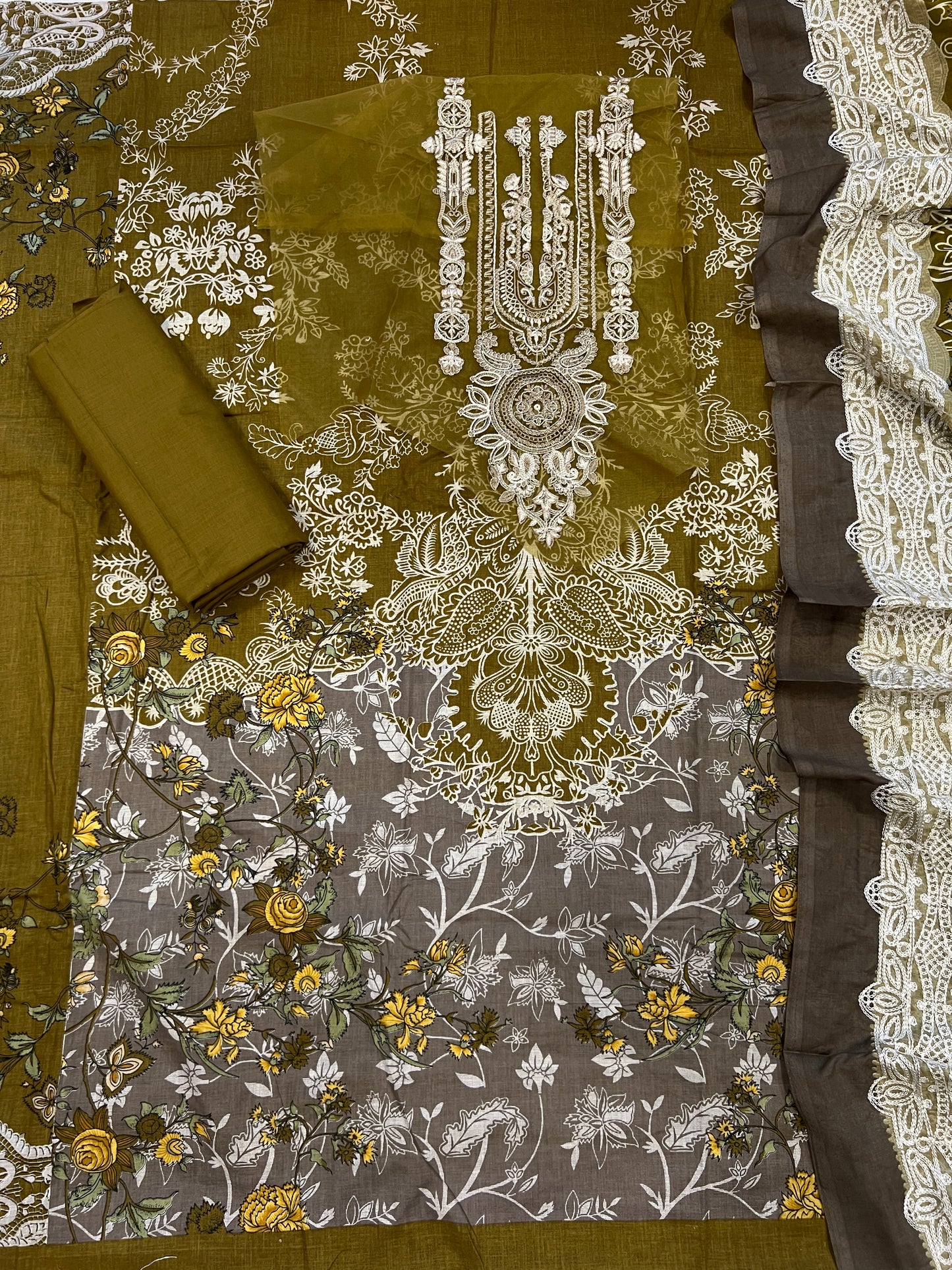 JADE COTTON EMBROIDERY SUIT 2