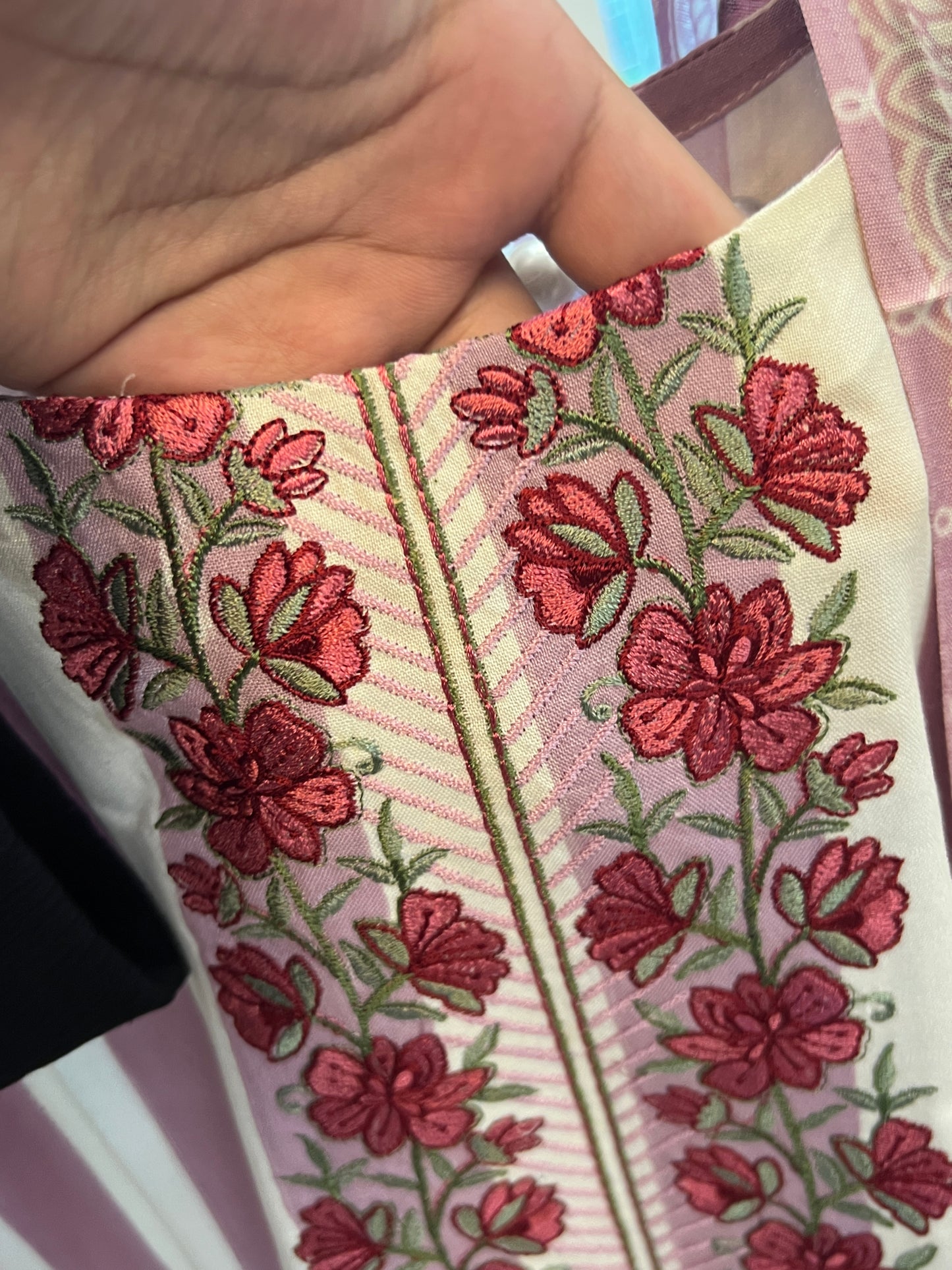 MERAKI COTTON EMBROIDERY READYMADE SUIT