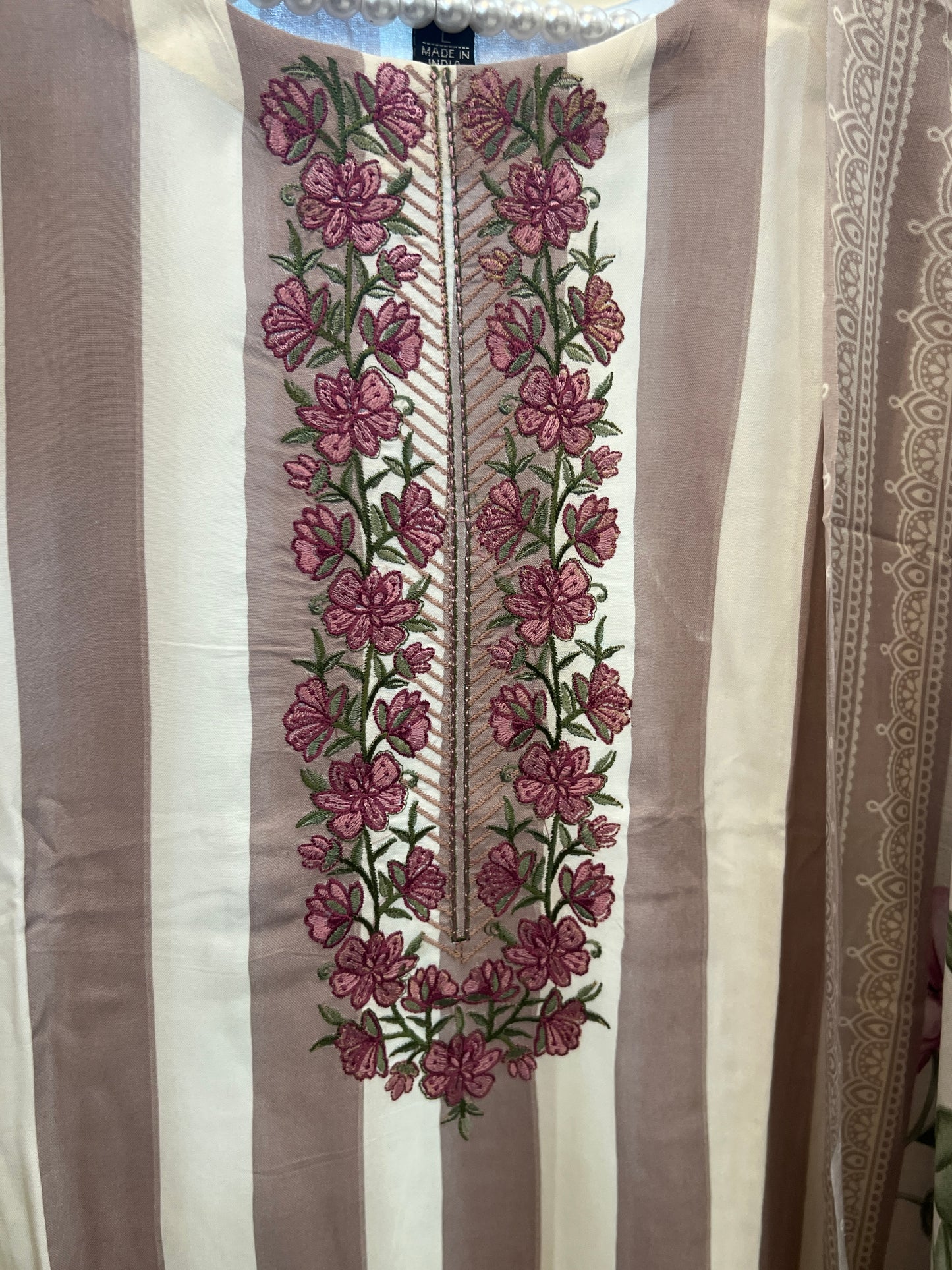 MERAKI COTTON EMBROIDERY READYMADE SUIT