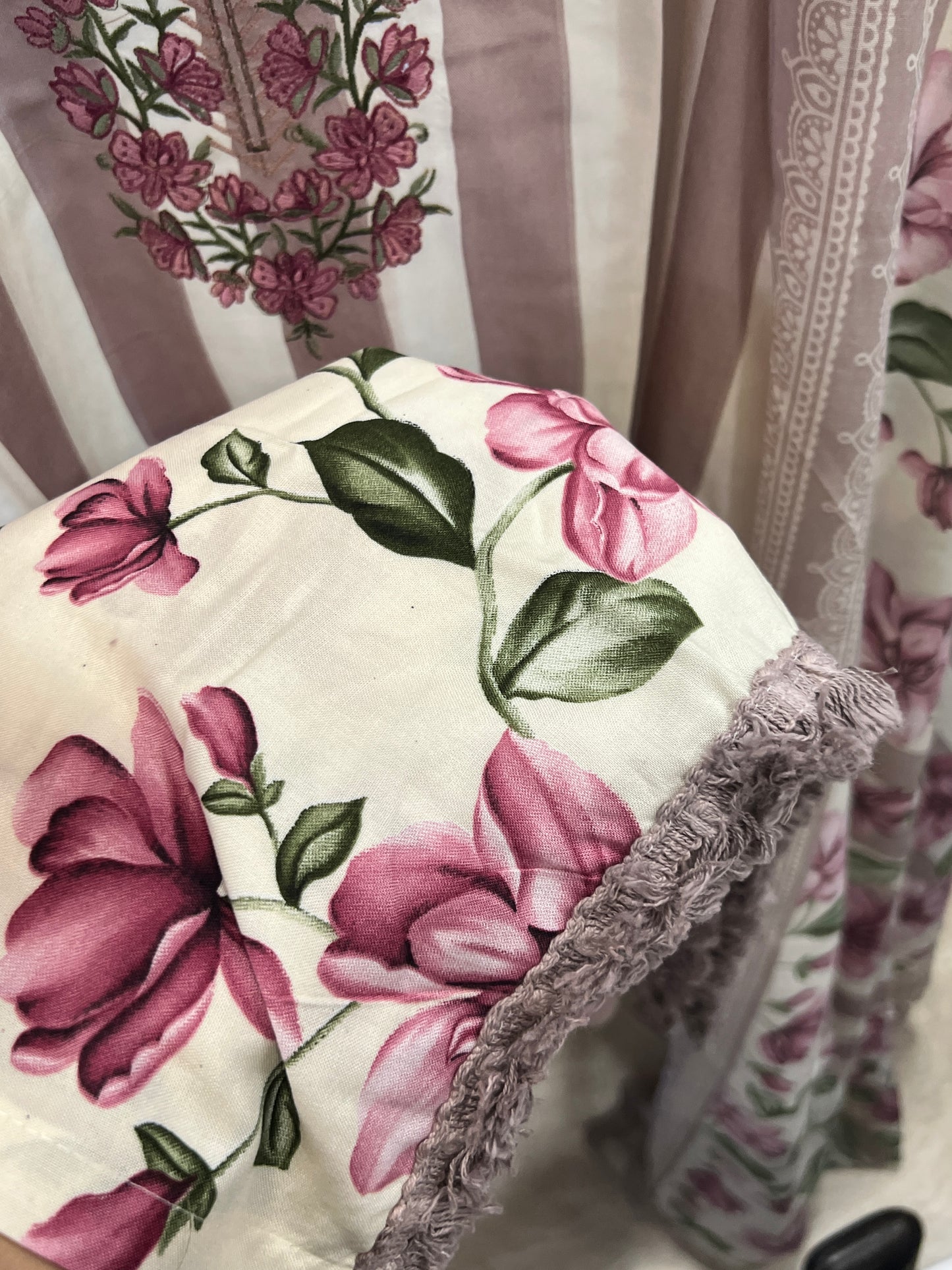 MERAKI COTTON EMBROIDERY READYMADE SUIT
