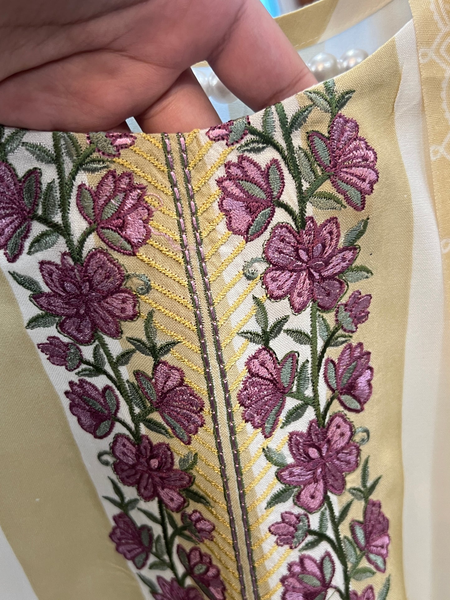 MERAKI COTTON EMBROIDERY READYMADE SUIT