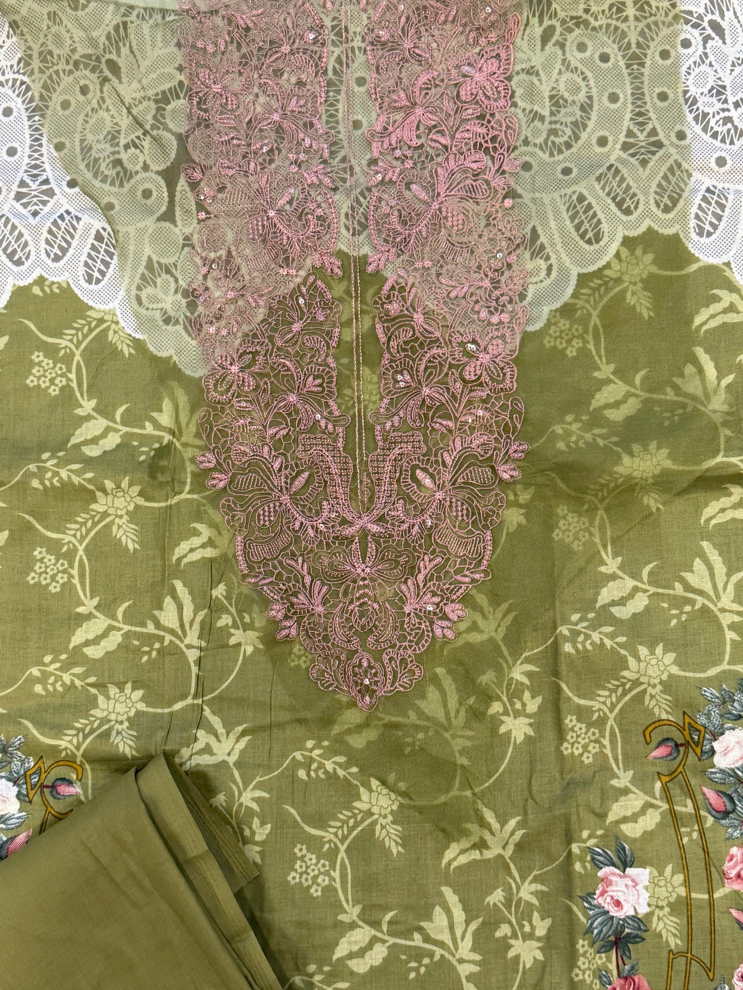 HAALA LAWN EMBROIDERY PATCH SUIT 5 Q