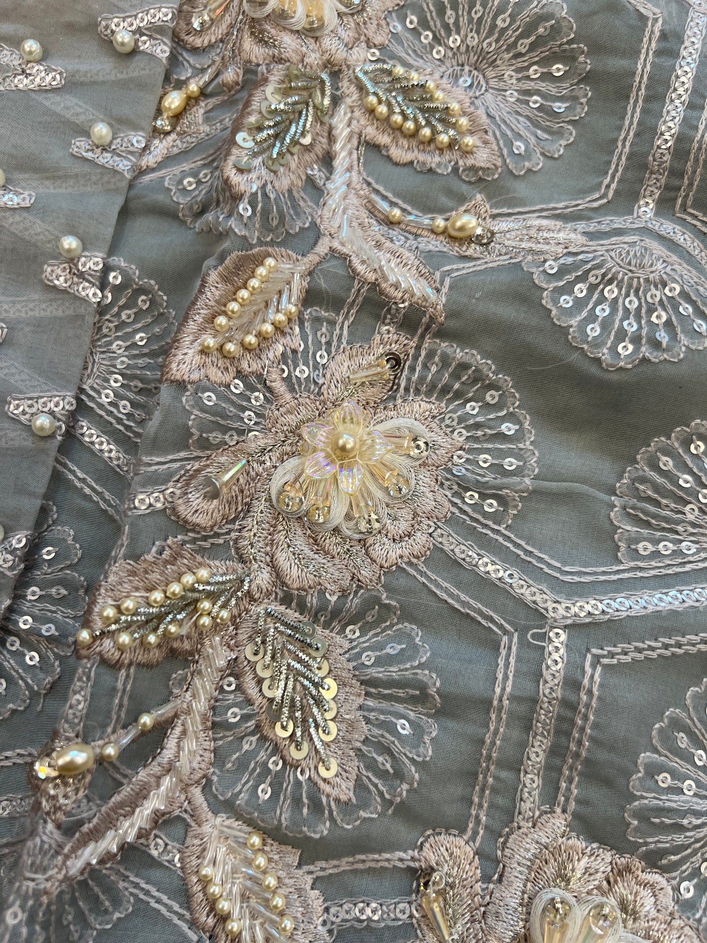 READYMADE ORGANZA EMBROIDERY SUIT 981