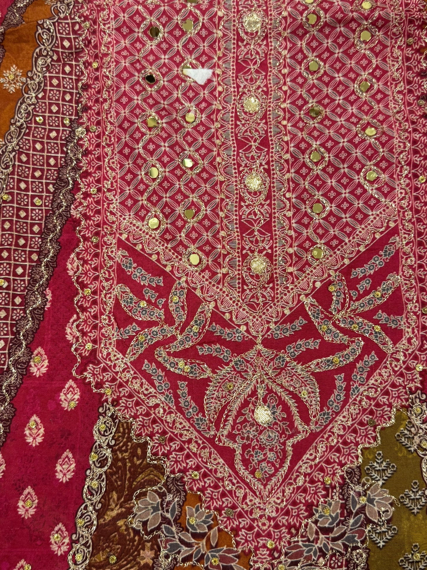 MUMTAZ MUSLIN EMBROIDERY SUIT 407 Q