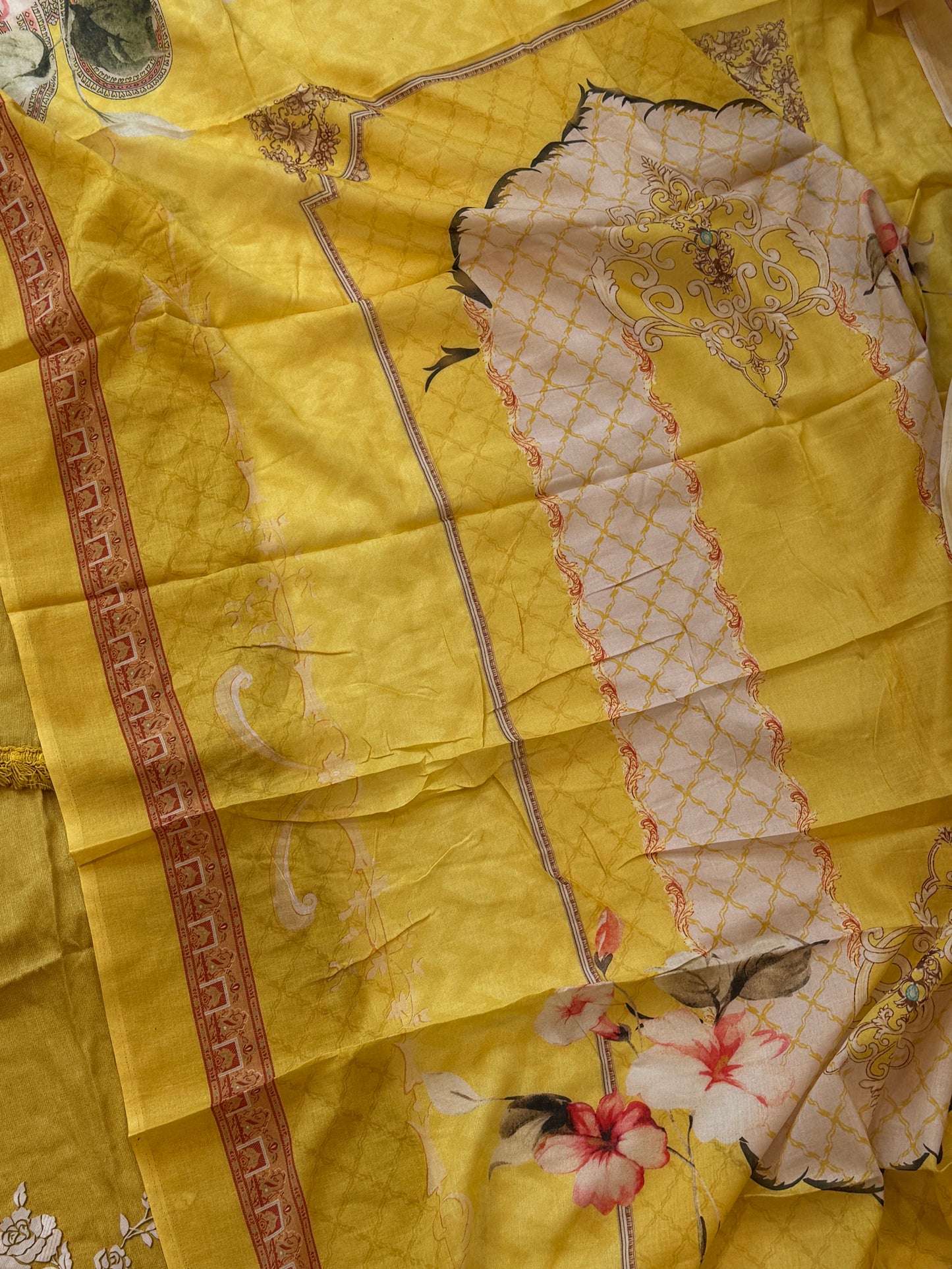 SHAMIANA LAWN READYMADE SUIT 3 Q