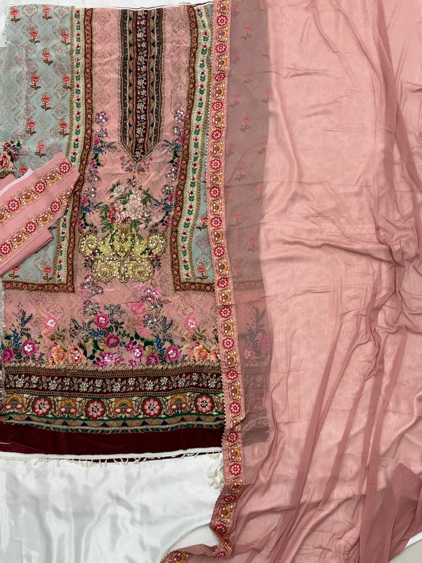 NAZAKAT CREPE EMBROIDERY SUIT 8 Q