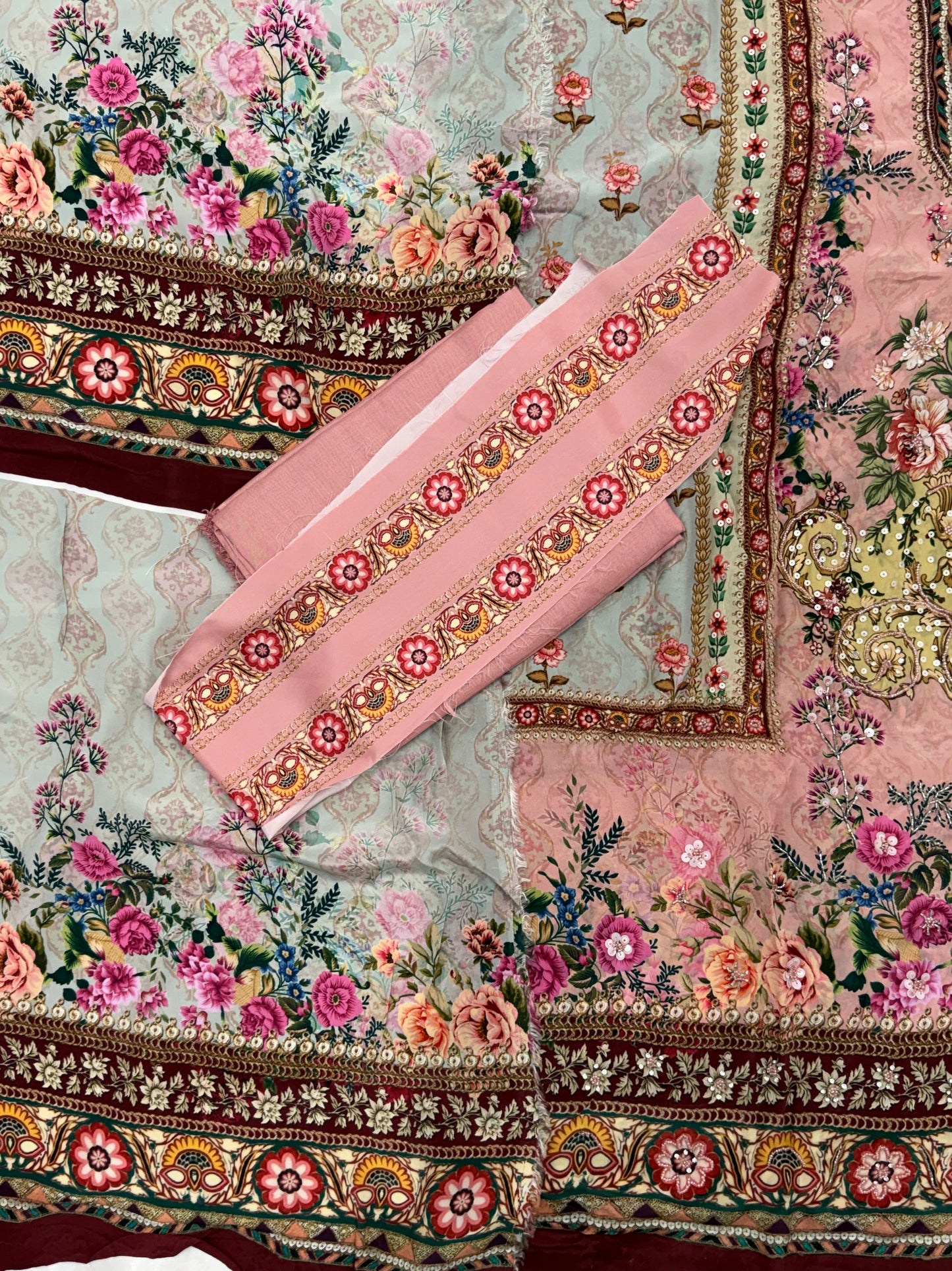 NAZAKAT CREPE EMBROIDERY SUIT 8 Q
