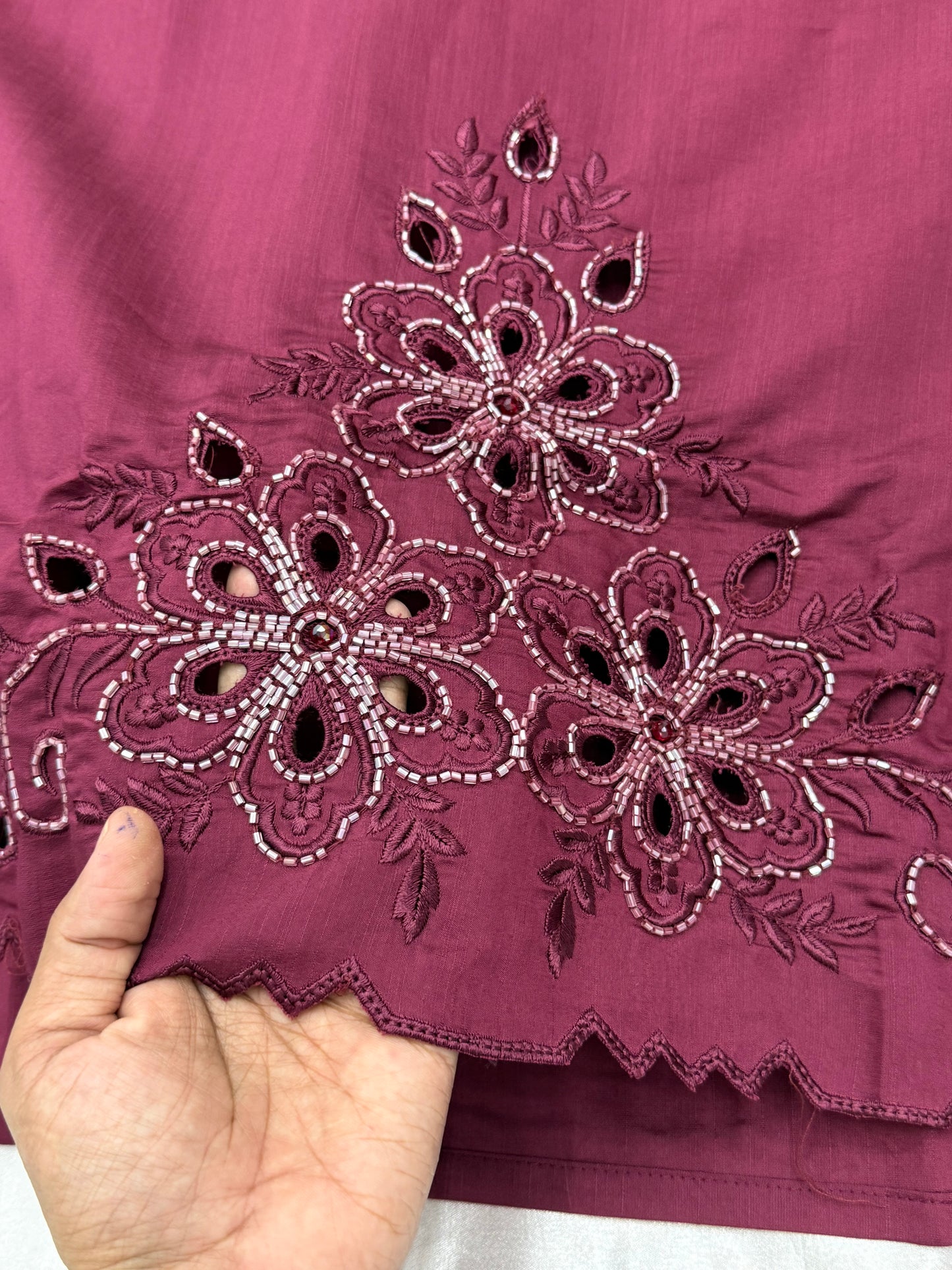 ZARQASH CUTWORK EMBROIDERY SUIT
