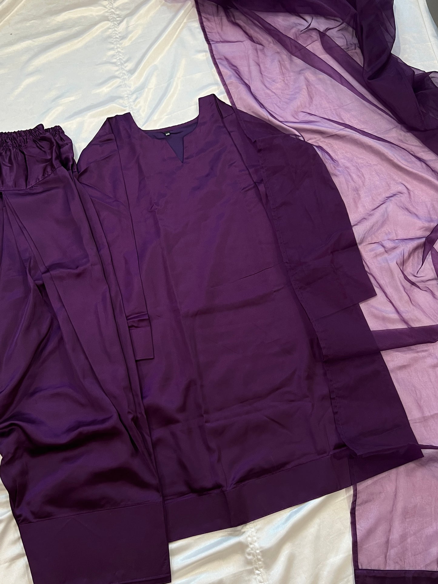 PURPLE FARSHI SHALWAR SUIT