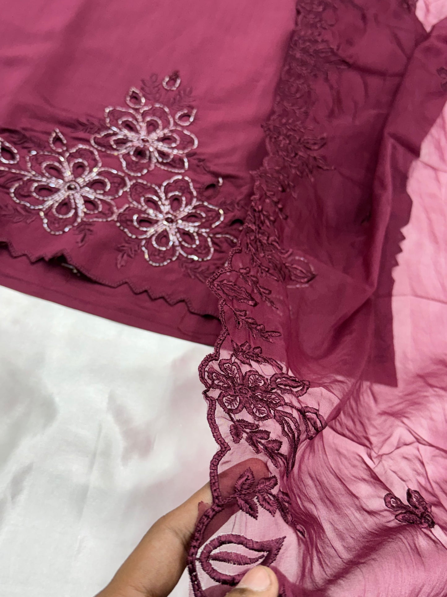 ZARQASH CUTWORK EMBROIDERY SUIT
