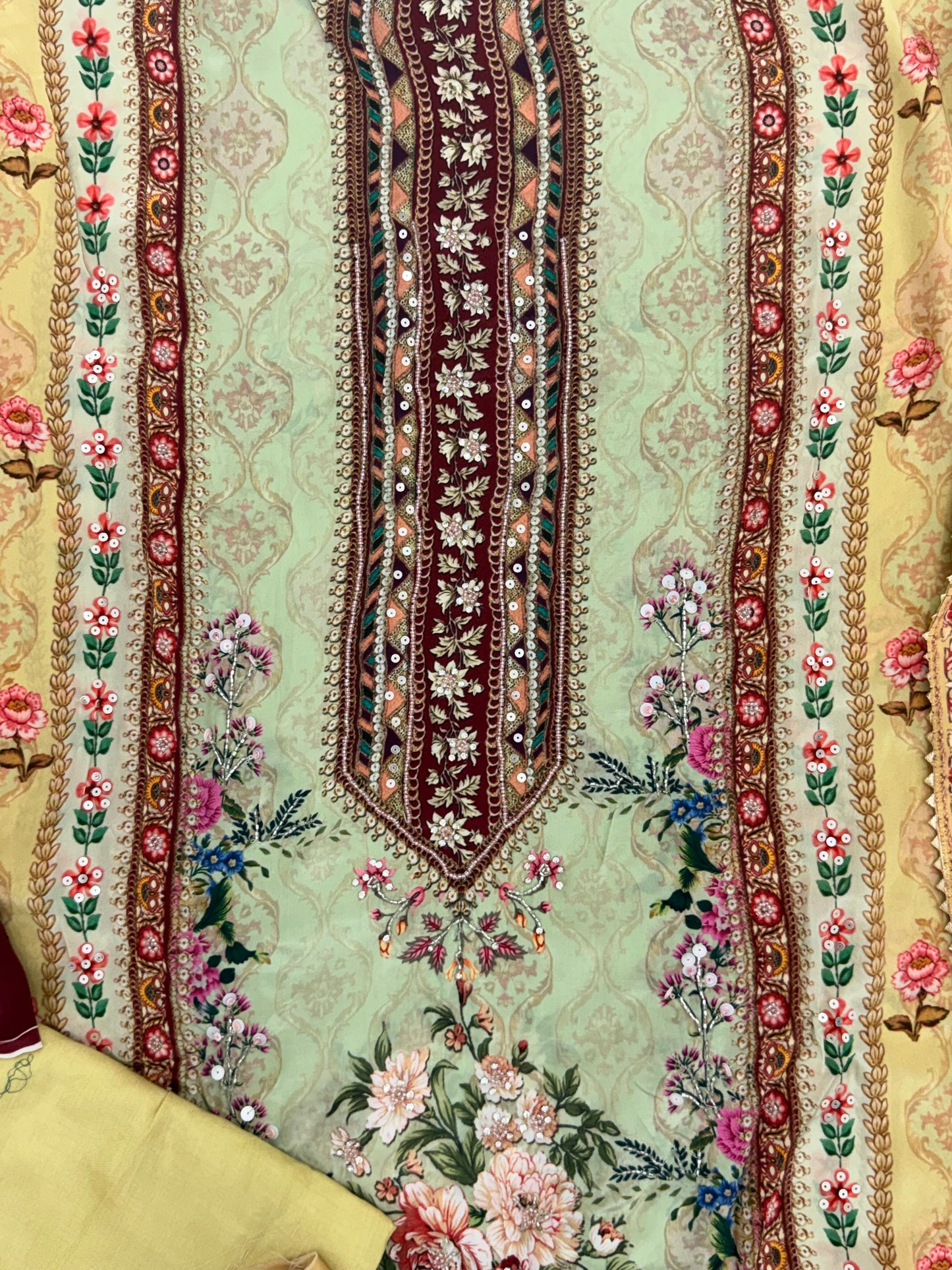 NAZAKAT CREPE EMBROIDERY SUIT Q