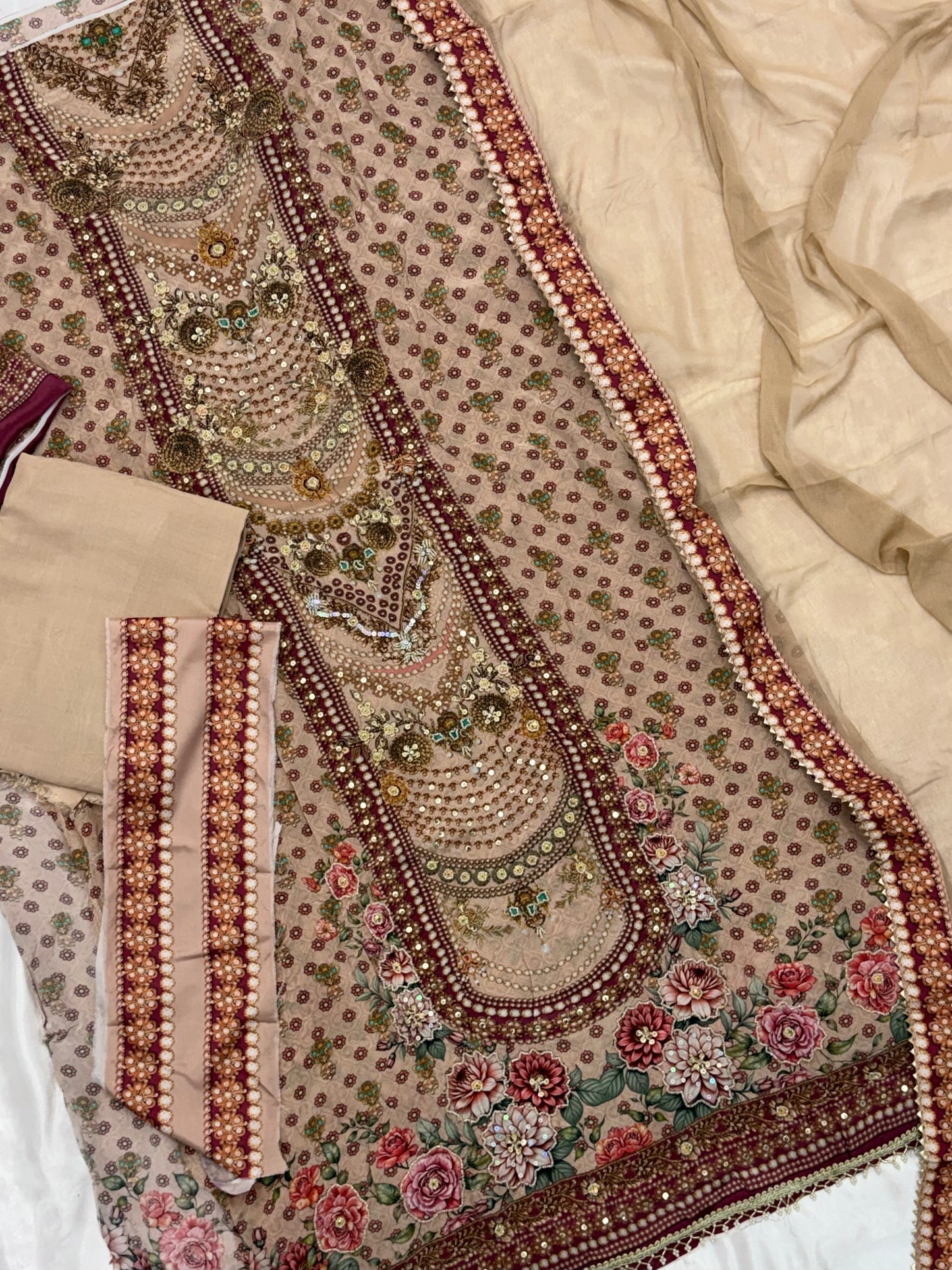 NAZAKAT CREPE EMBROIDERY SUIT 7 Q