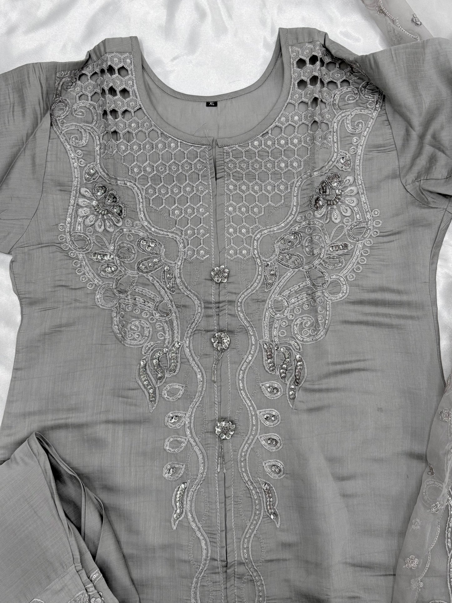ZARQASH CUTWORK EMBROIDERY SUIT Q