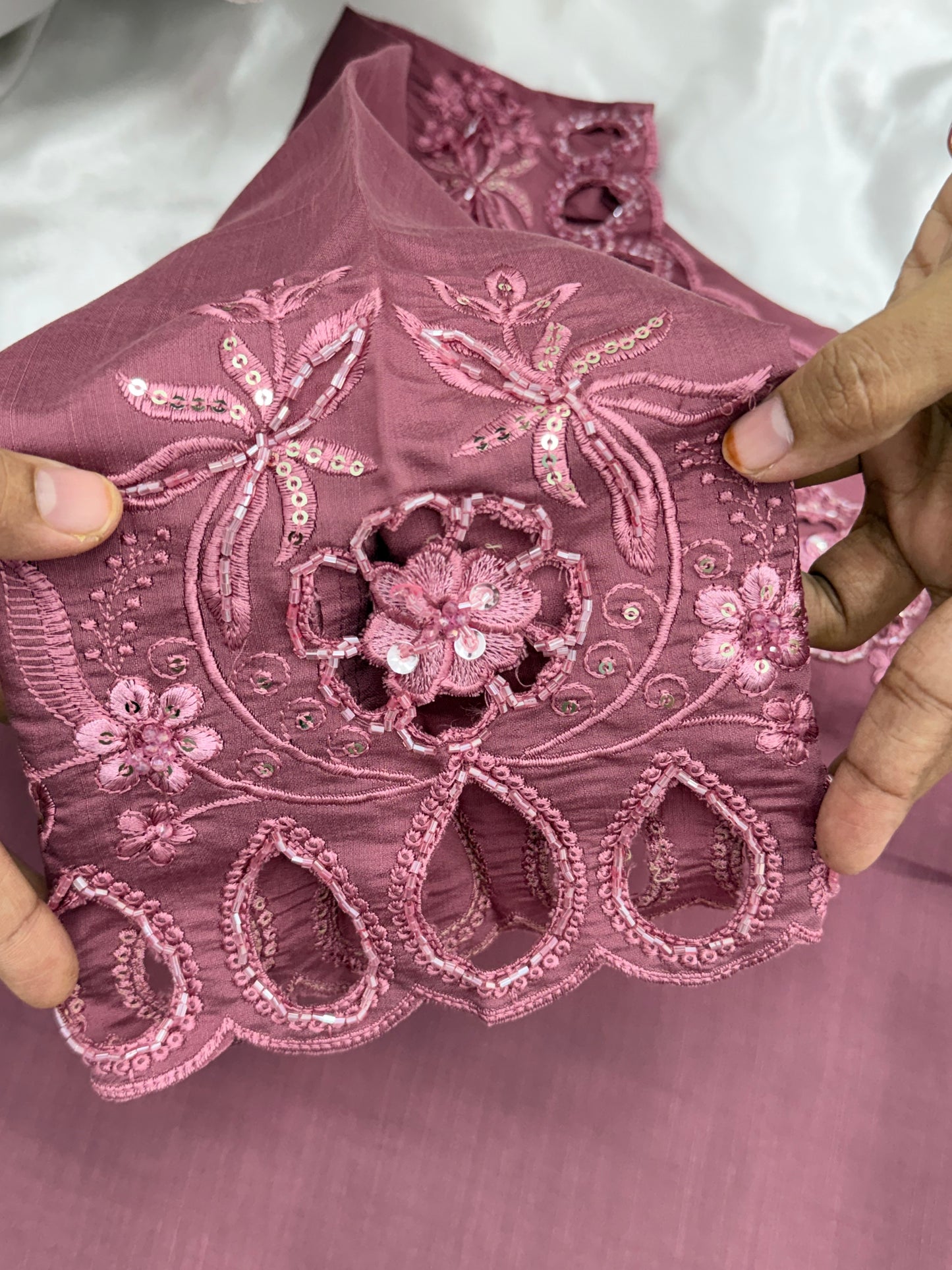 ZARQASH CUTWORK EMBROIDERY SUIT Q