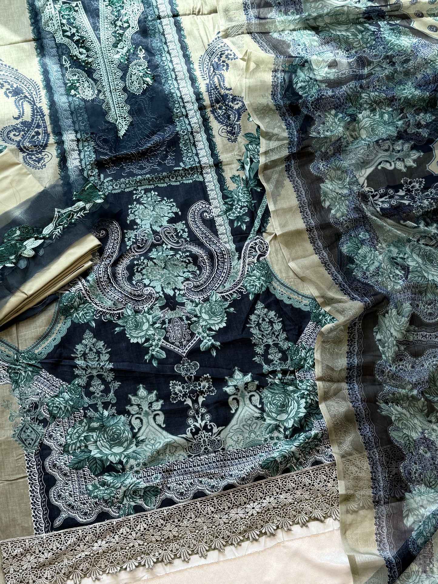 HARSHA COTTON PATCH SUIT