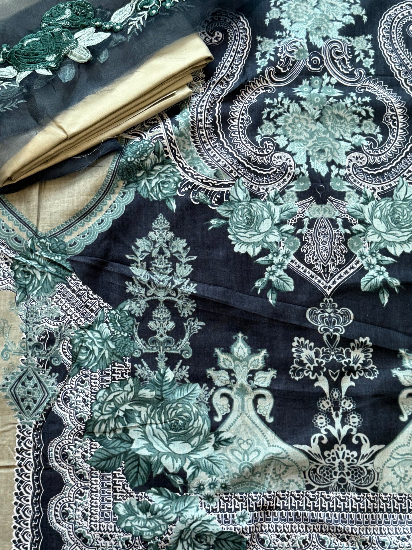 HARSHA COTTON PATCH SUIT