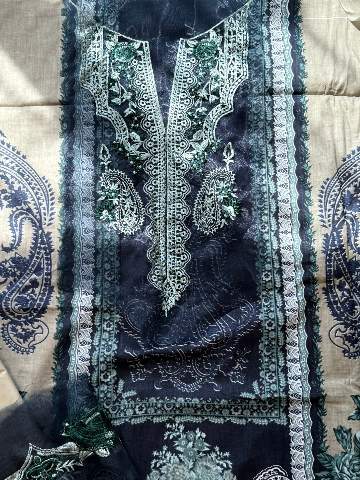 HARSHA COTTON PATCH SUIT