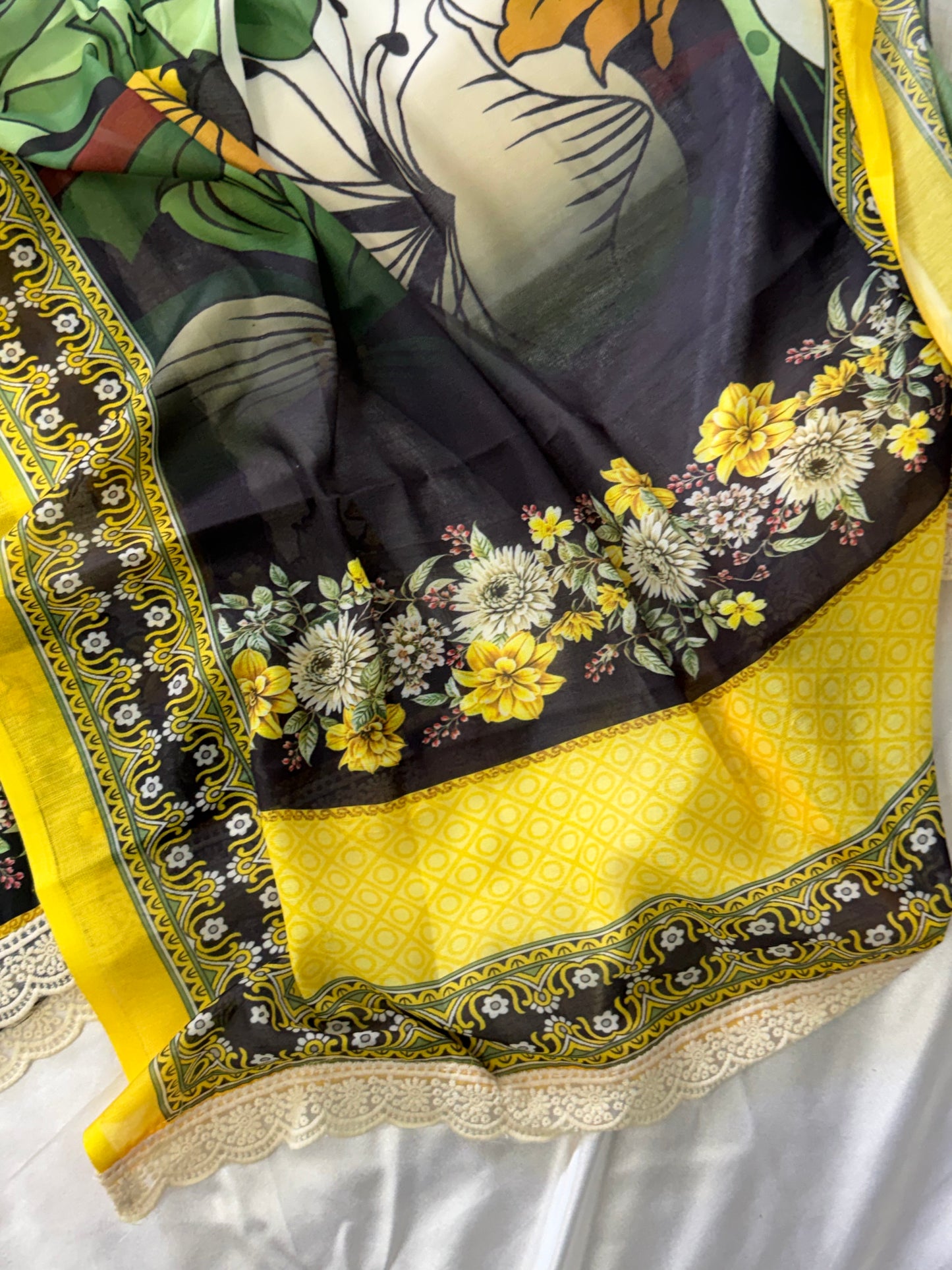 AZAA YELLOW READYMADE SUIT 5 Q