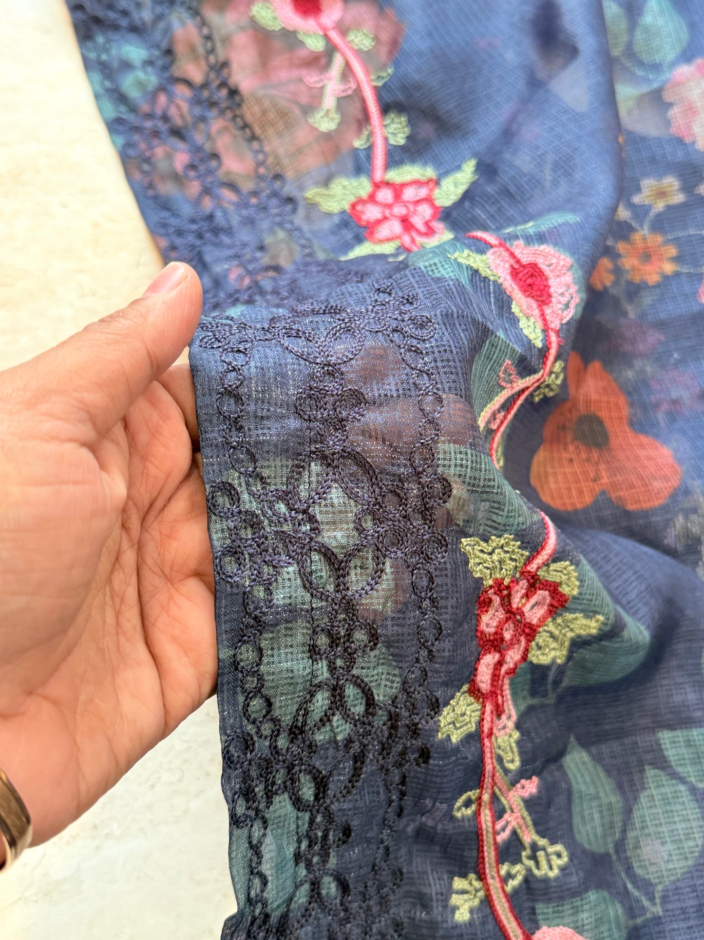 HANIA BLUE READYMADE SUIT