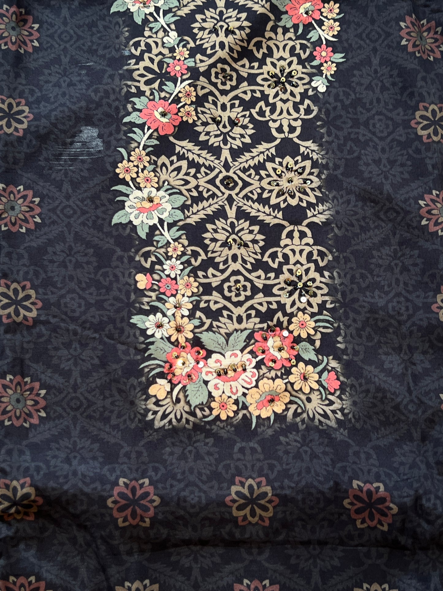 KAIRA MUSLIN HAND WORK EMBROIDERY SUIT 3 Q