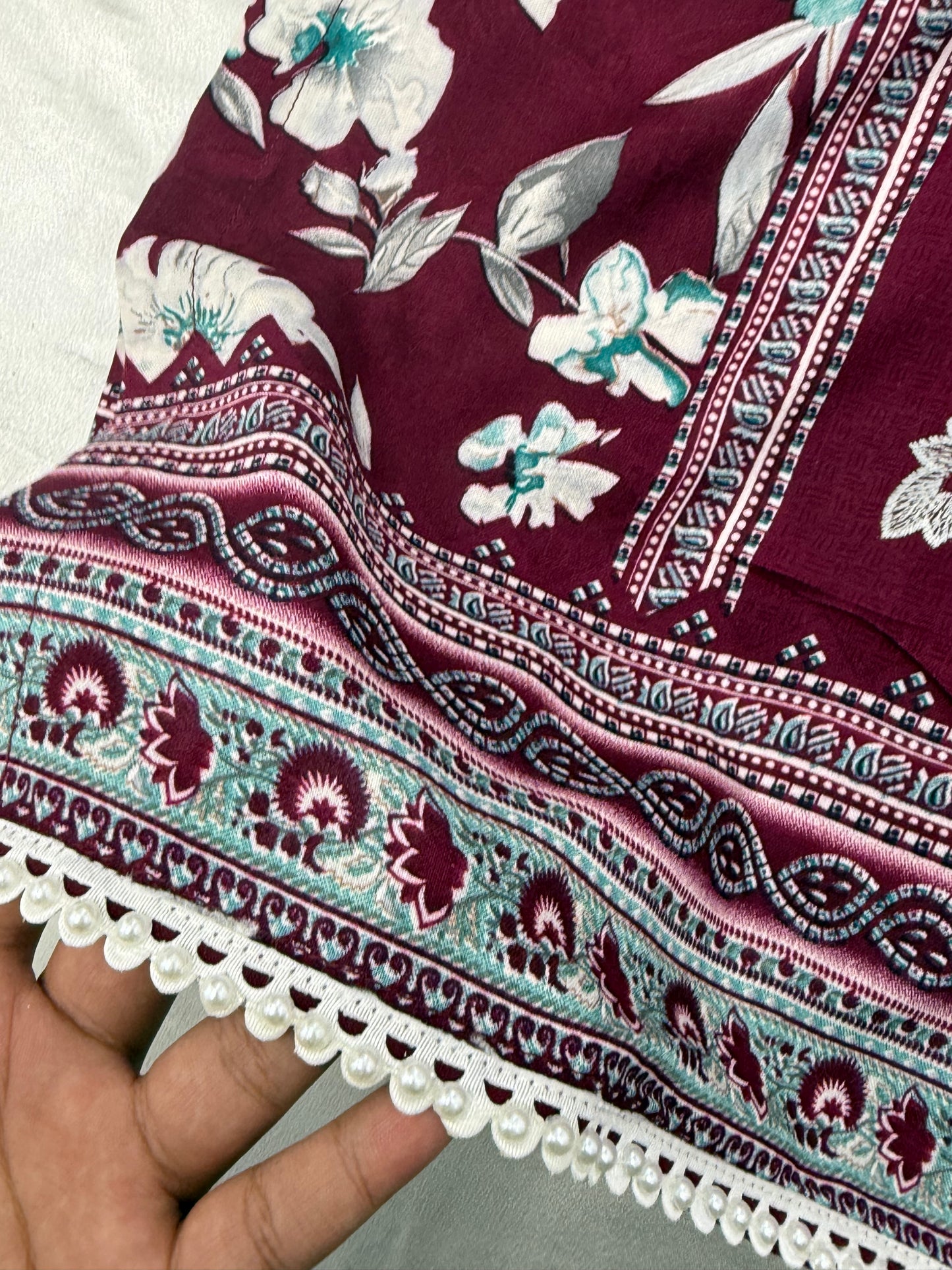 CASHMERE LAWN READYMADE SUIT Q
