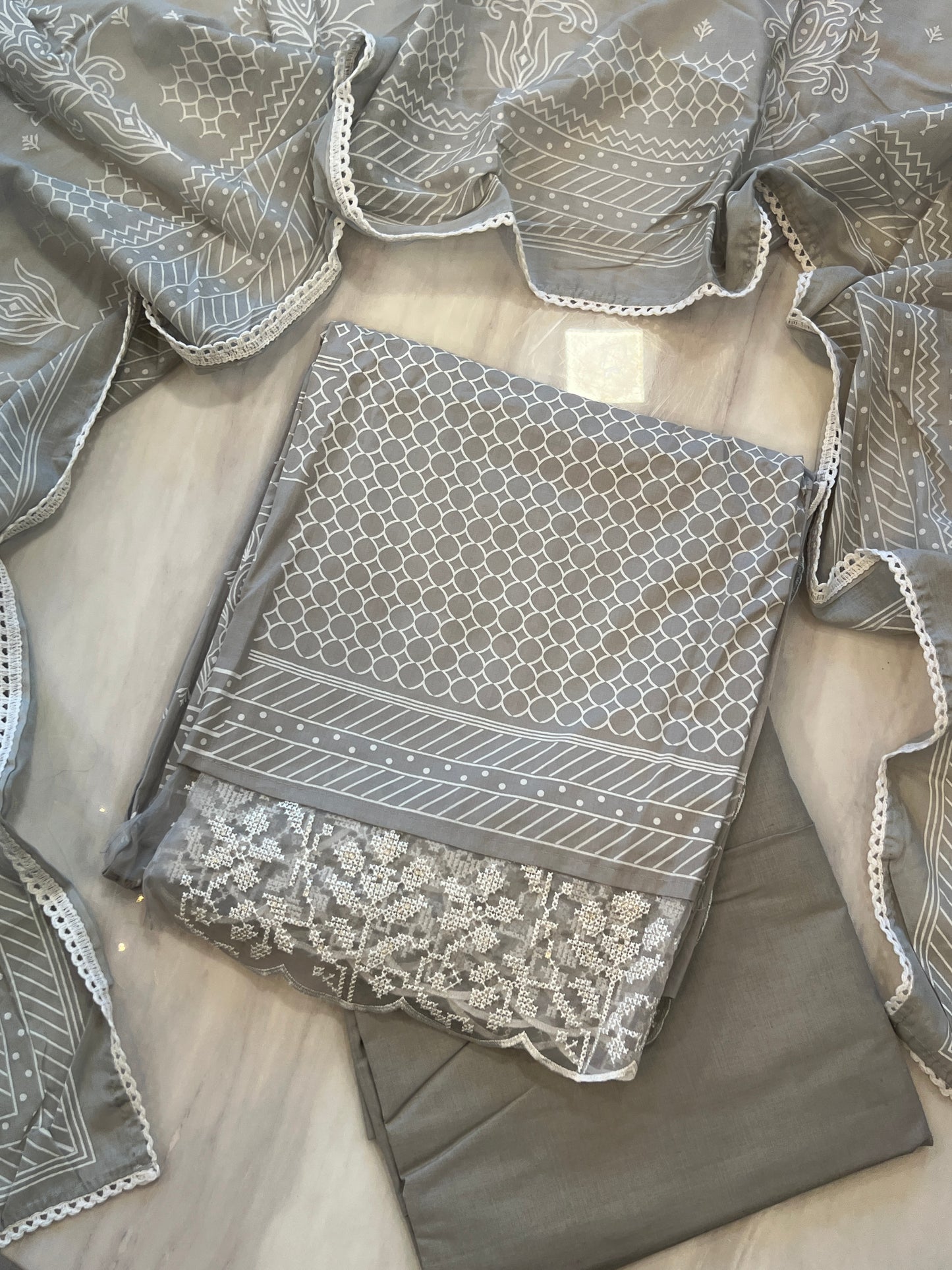 IBADAT COTTON EMBROIDERY SUIT 1
