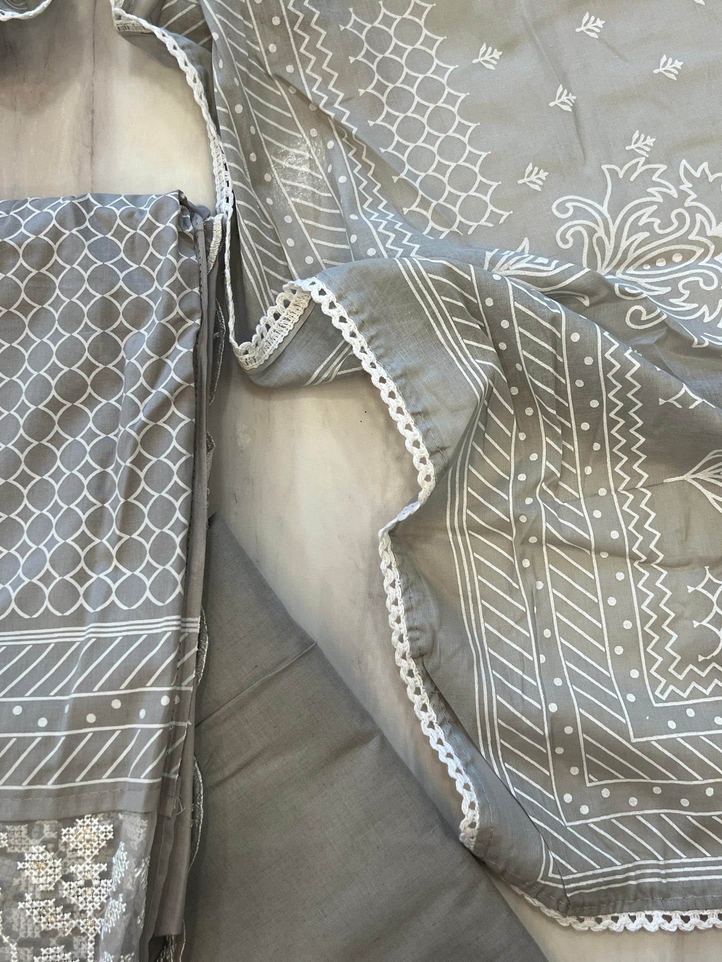 IBADAT COTTON EMBROIDERY SUIT 1