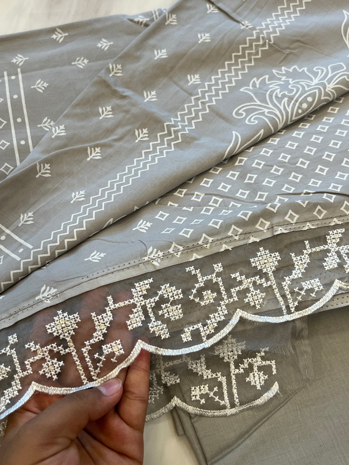 IBADAT COTTON EMBROIDERY SUIT 1