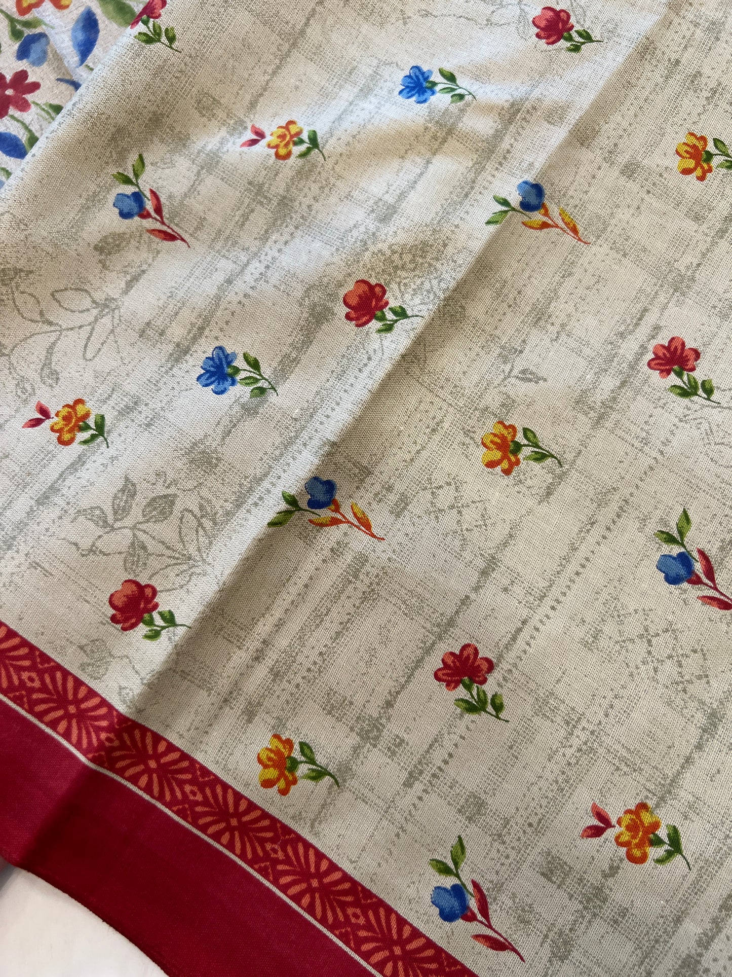 BEIGE ELEGANCE PURE COTTON PRINTED SUIT