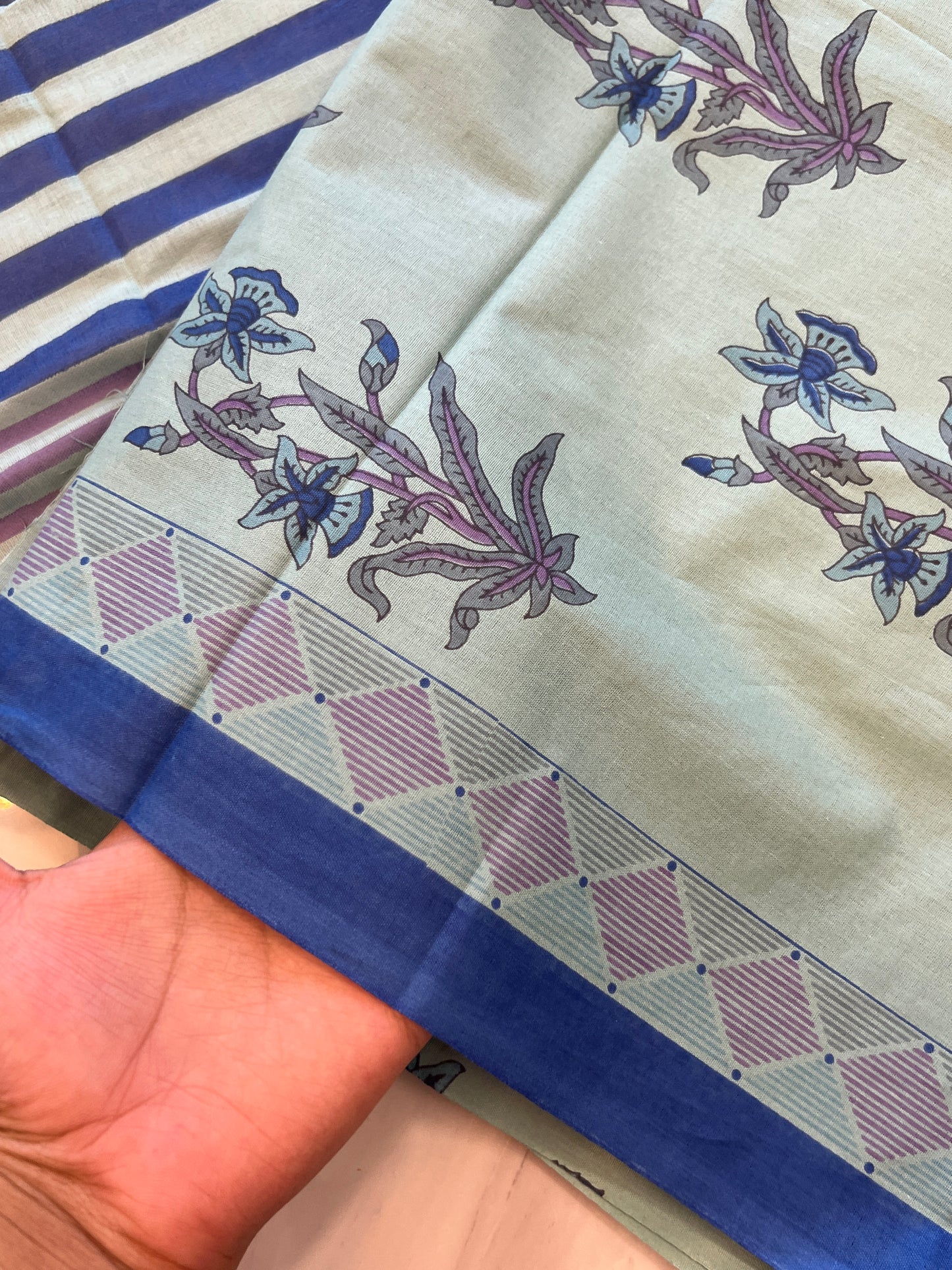 GREEN ELEGANCE PURE COTTON PRINTED SUIT