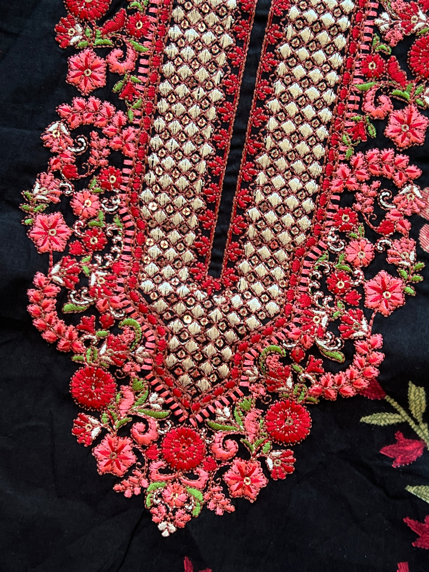 CASMERE COTTON EMBROIDERY SUIT 2 Q