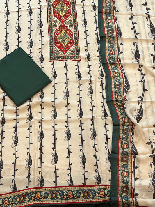 KAIRA MUSLIN HAND WORK EMBROIDERY SUIT 2 Q