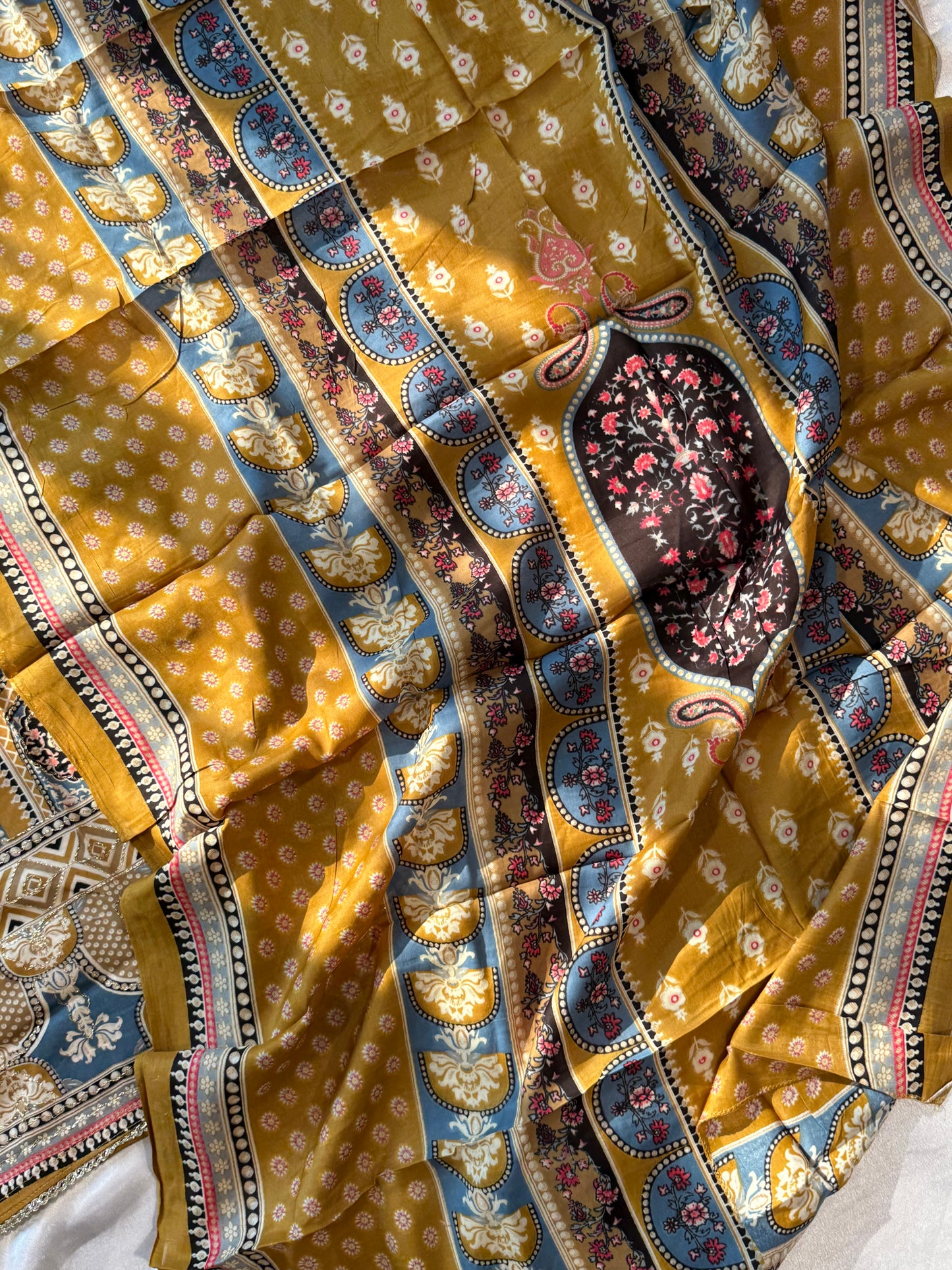 JHILMIL MUSLIN READYMADE SUIT 8 Q