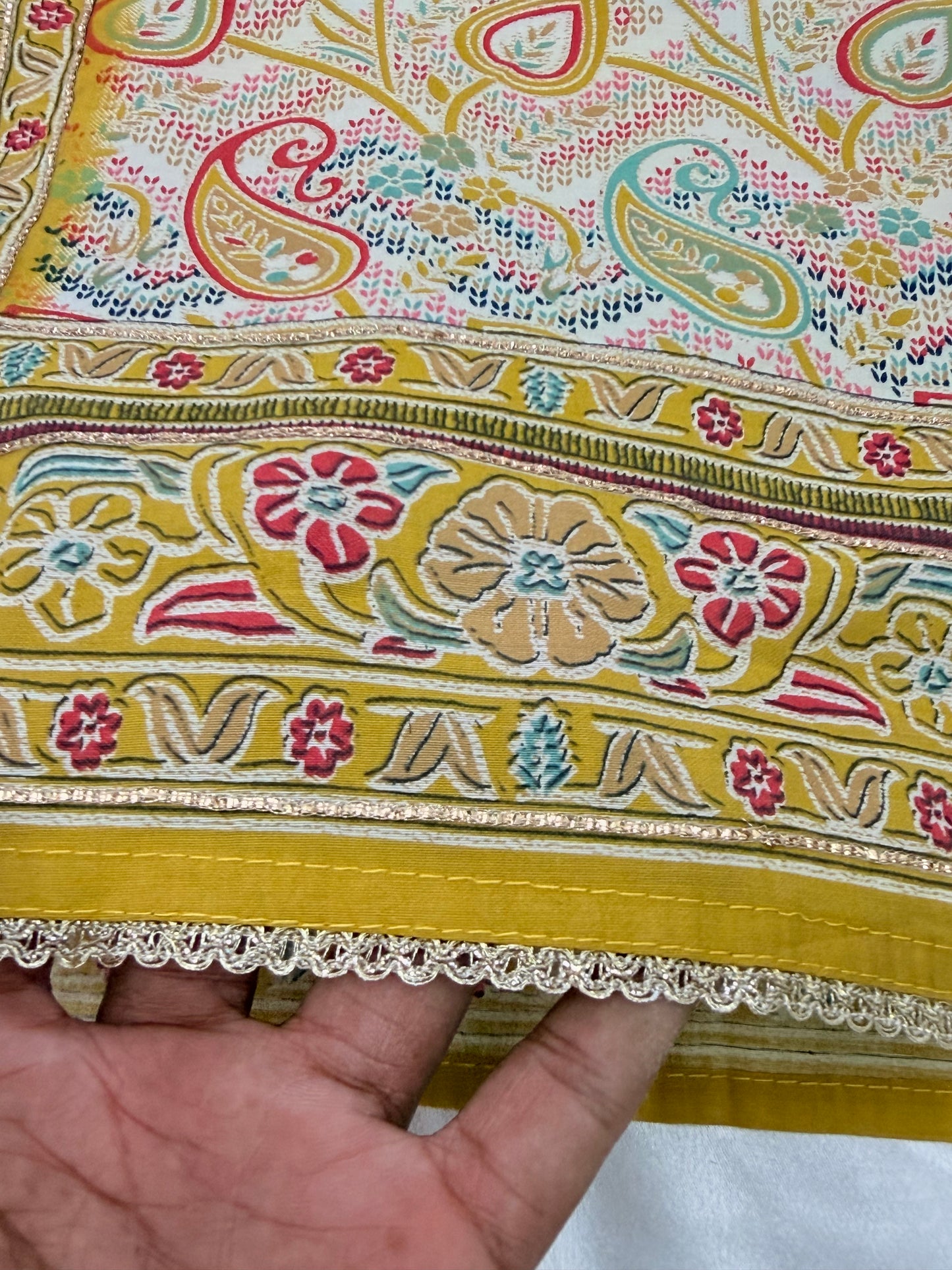 ZARA MUSLIN READYMADE SUIT 7 Q