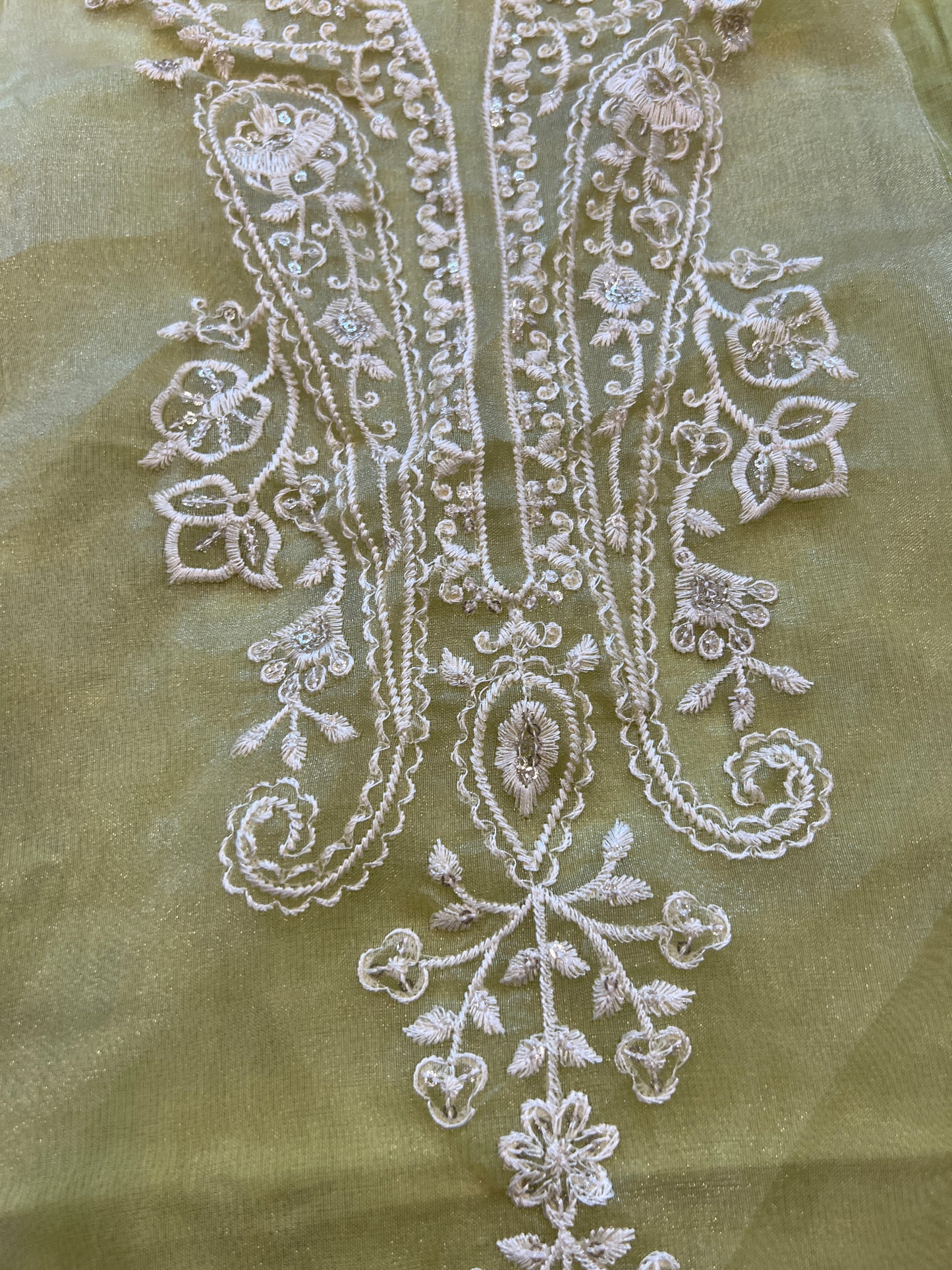 COTTON EMBROIDERY PATCH SUIT 1118