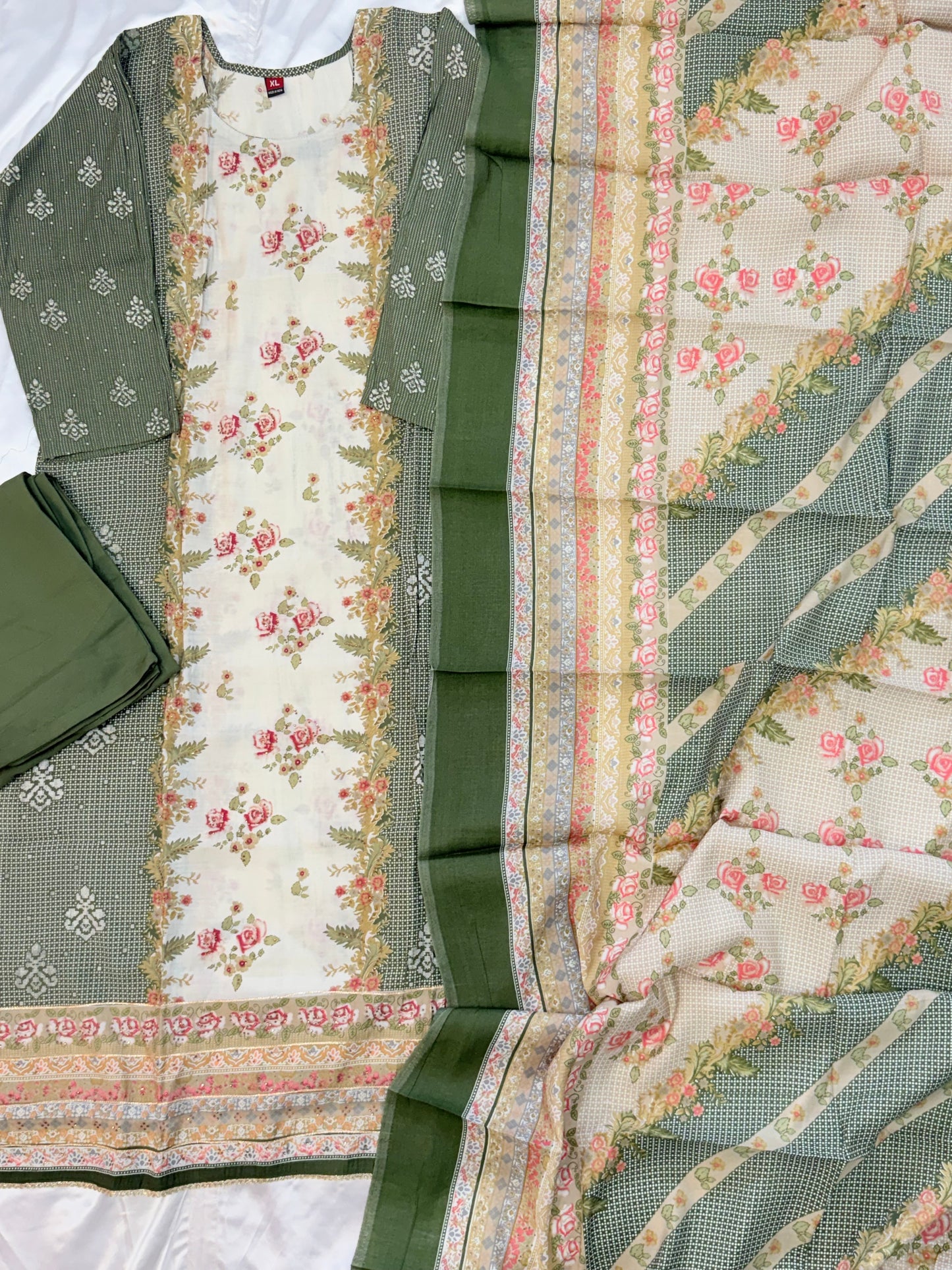 ZARA MUSLIN READYMADE SUIT Q