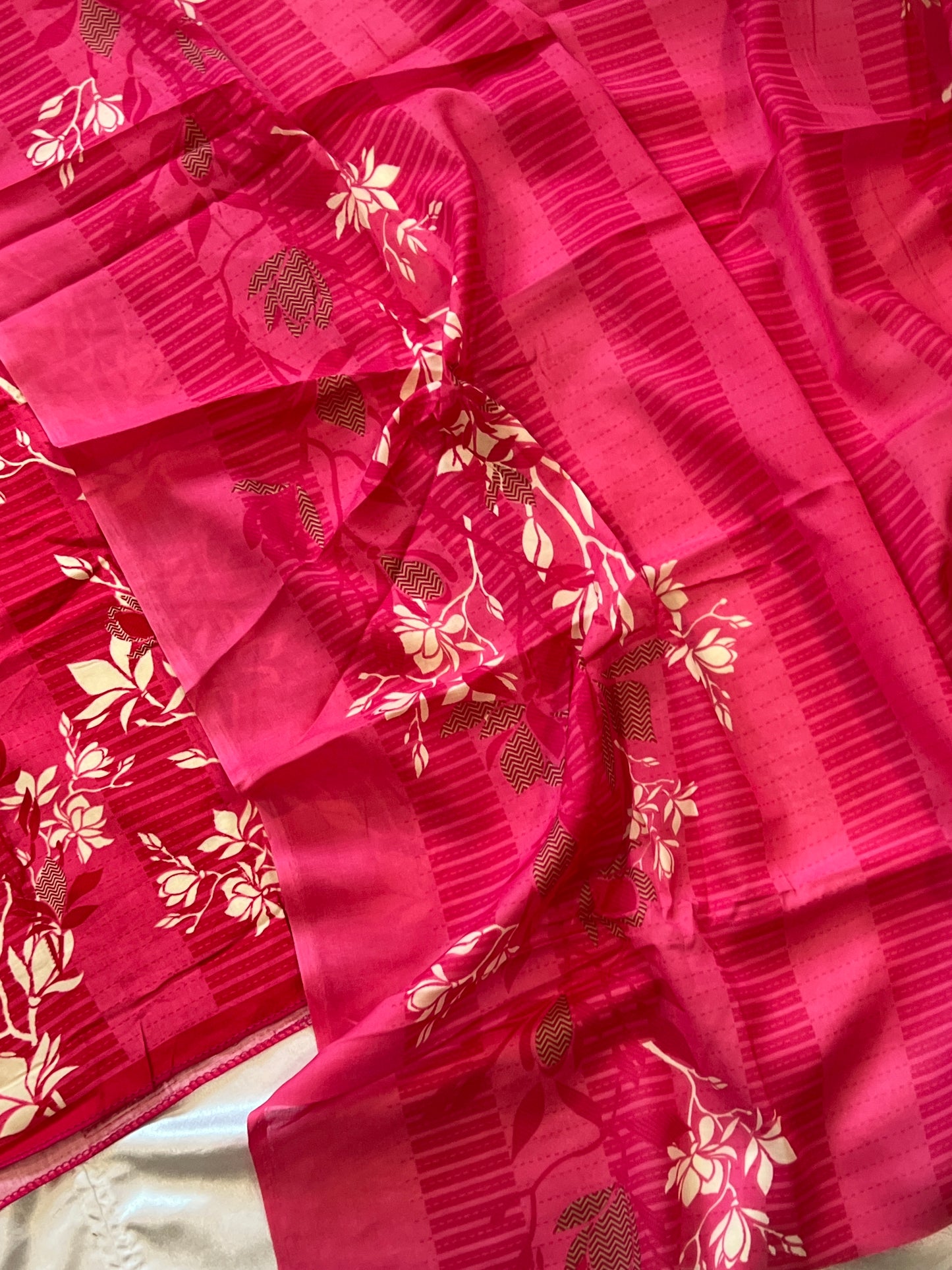 PINK AVATARA COTTON EMBROIDERY SUIT