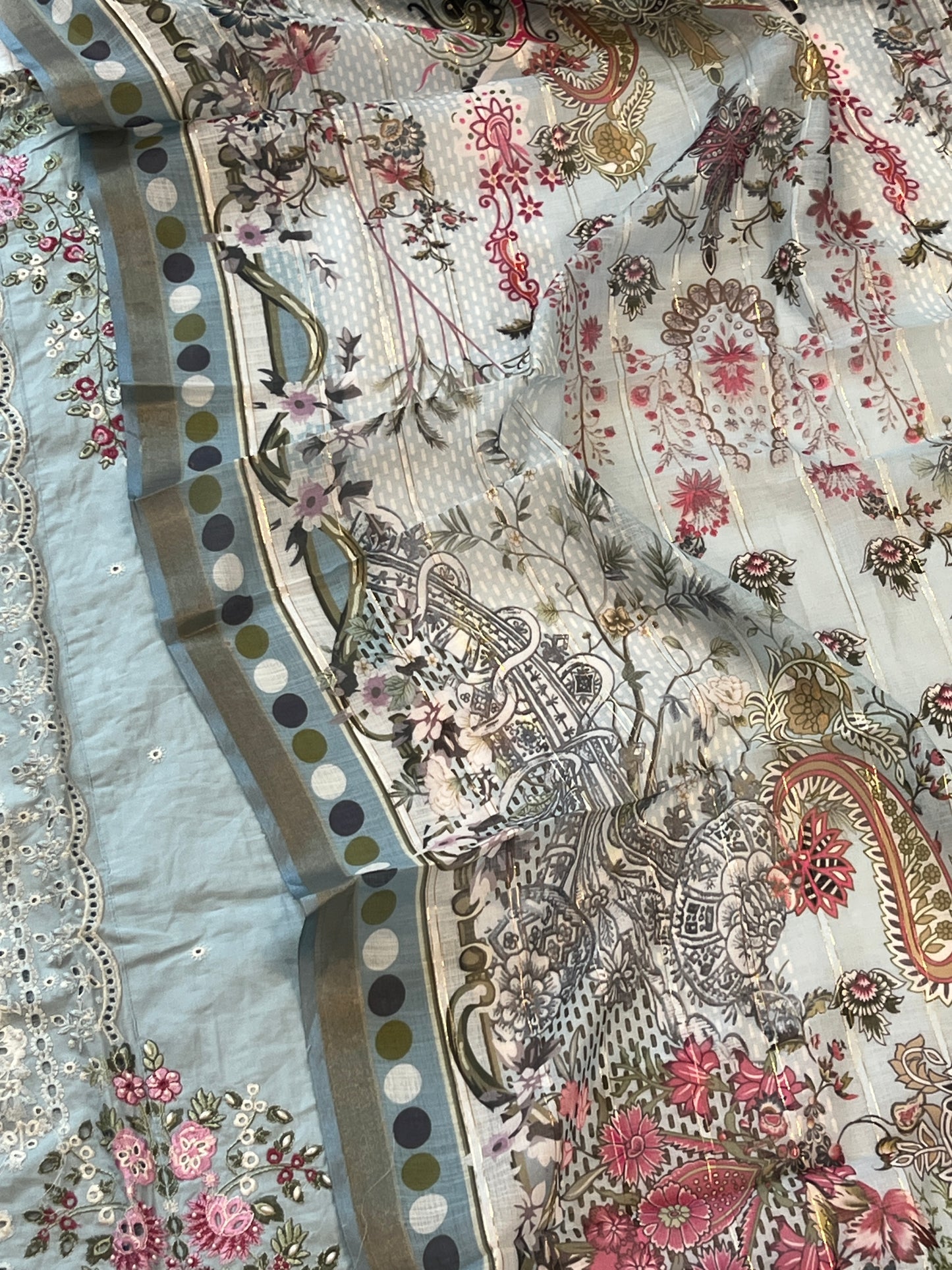 HANIA LAWN COTTON EMBROIDERY SUIT