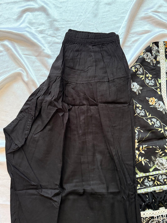 FIZA BLACK FARSHI SHALWAR SUIT 4 Q